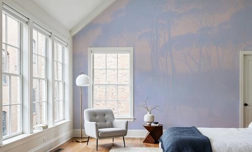 Mediterranean Pine Landscape, Periwinkle