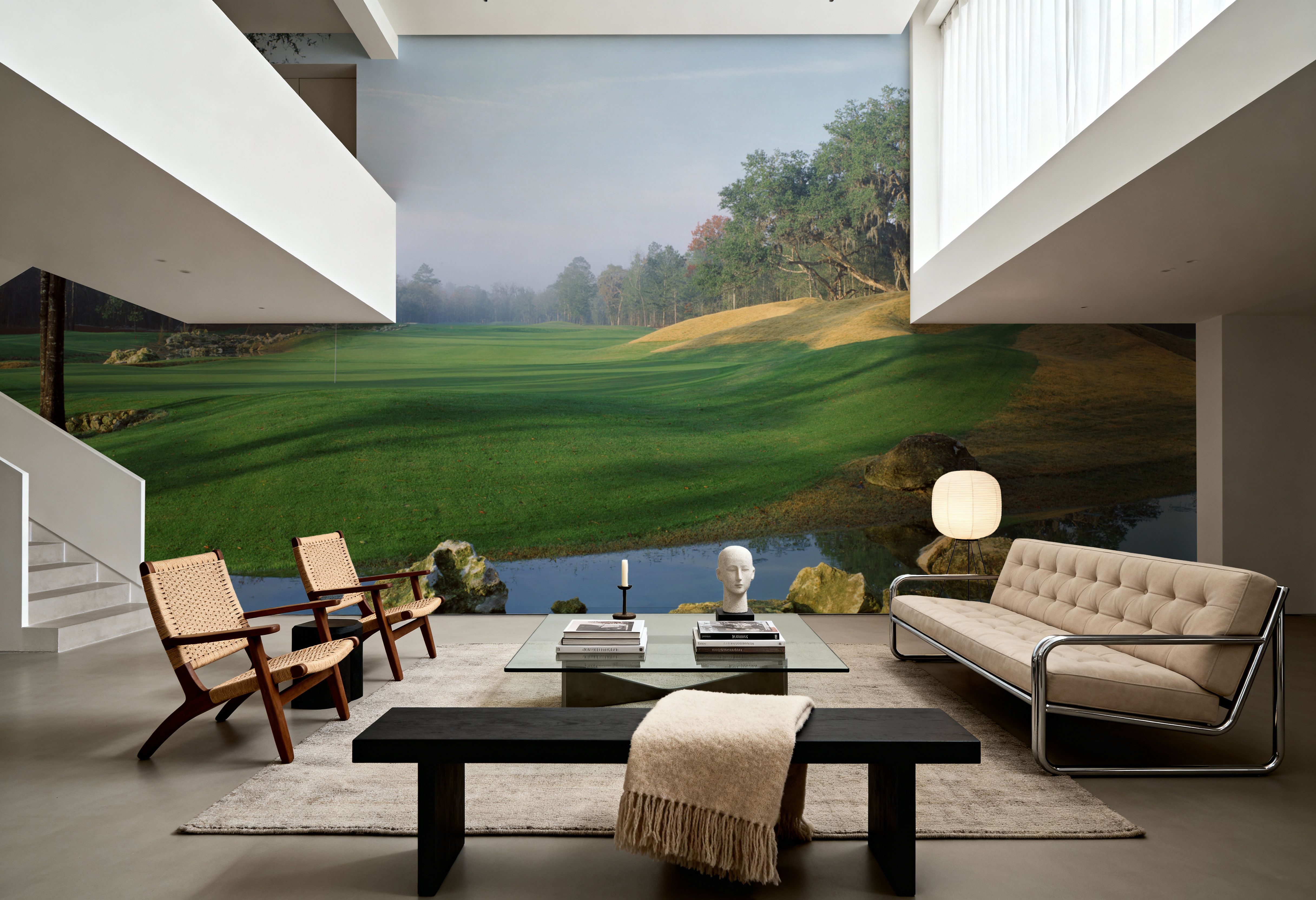 Misty Fairway Serenity