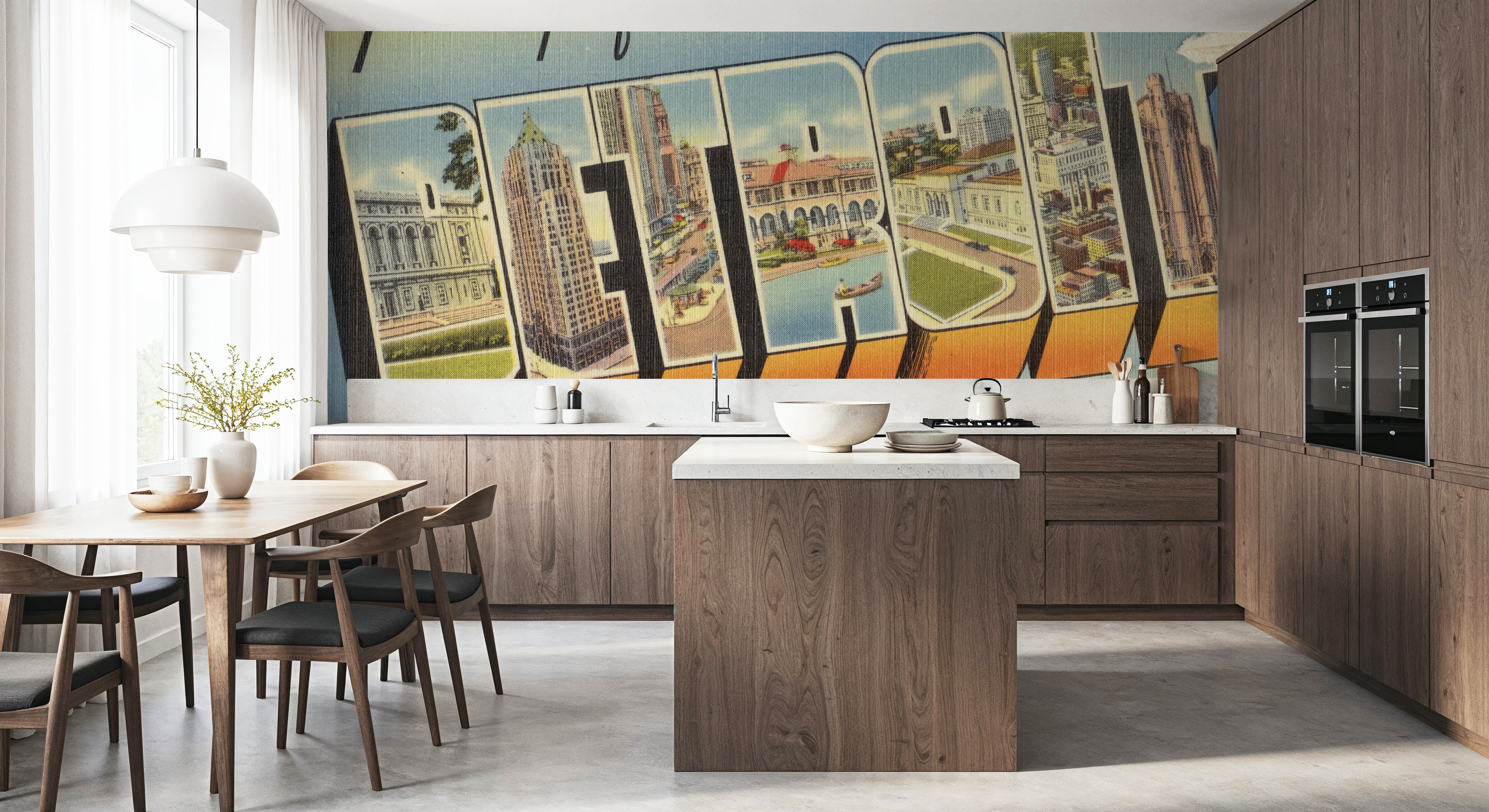 Greetings from Detroit - Screenprint Postcard