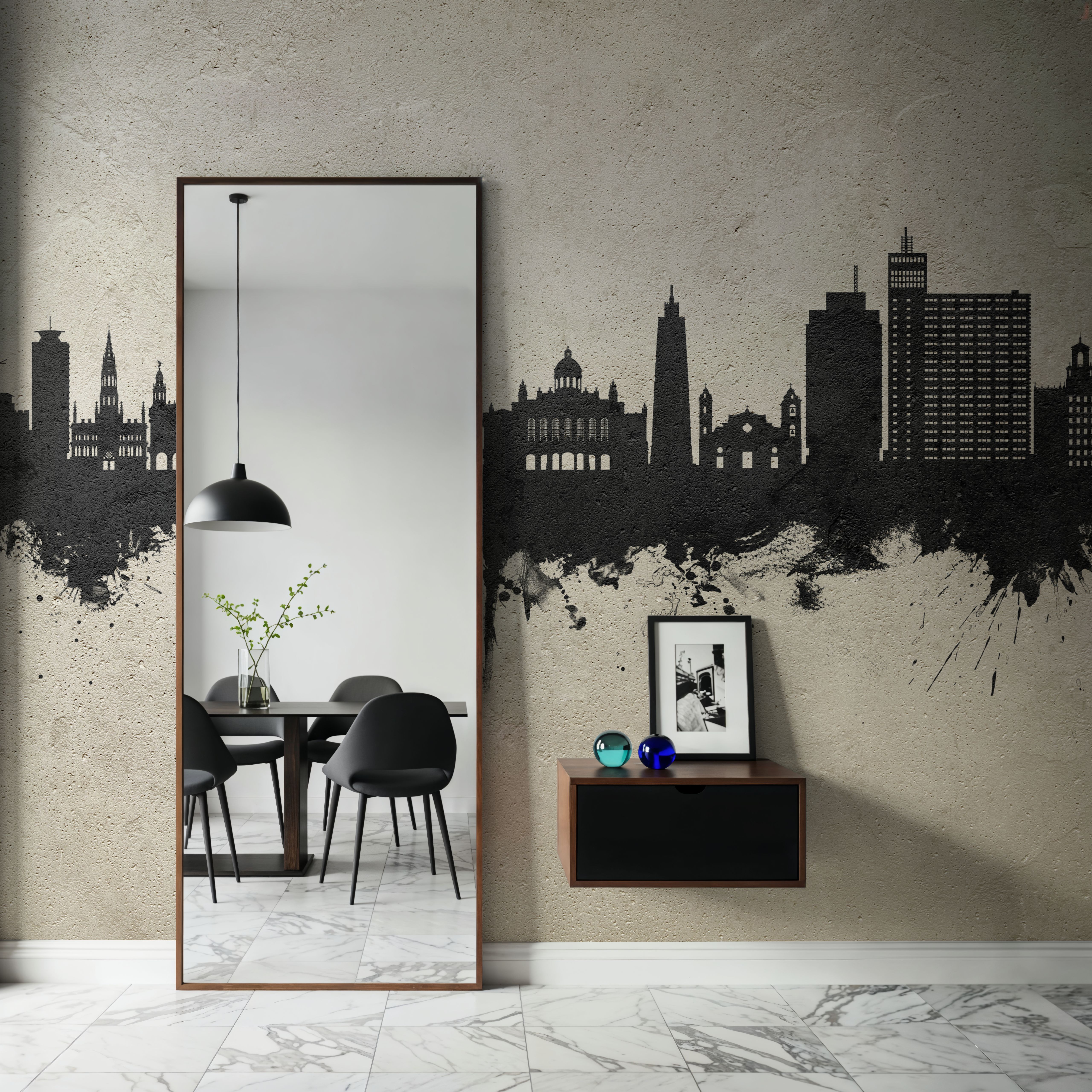 Havana Cuba Skyline Concrete