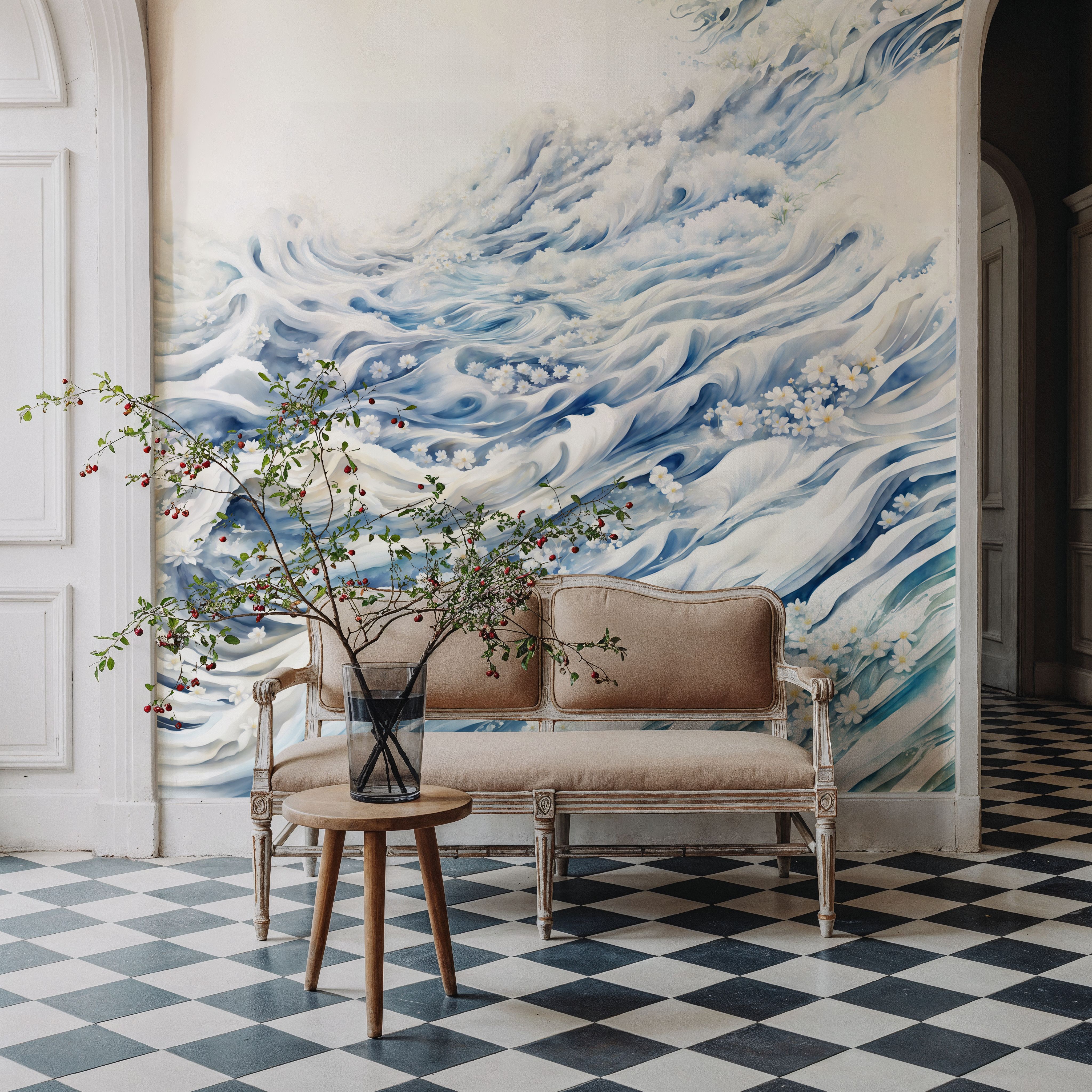 Romantic Waves Blue