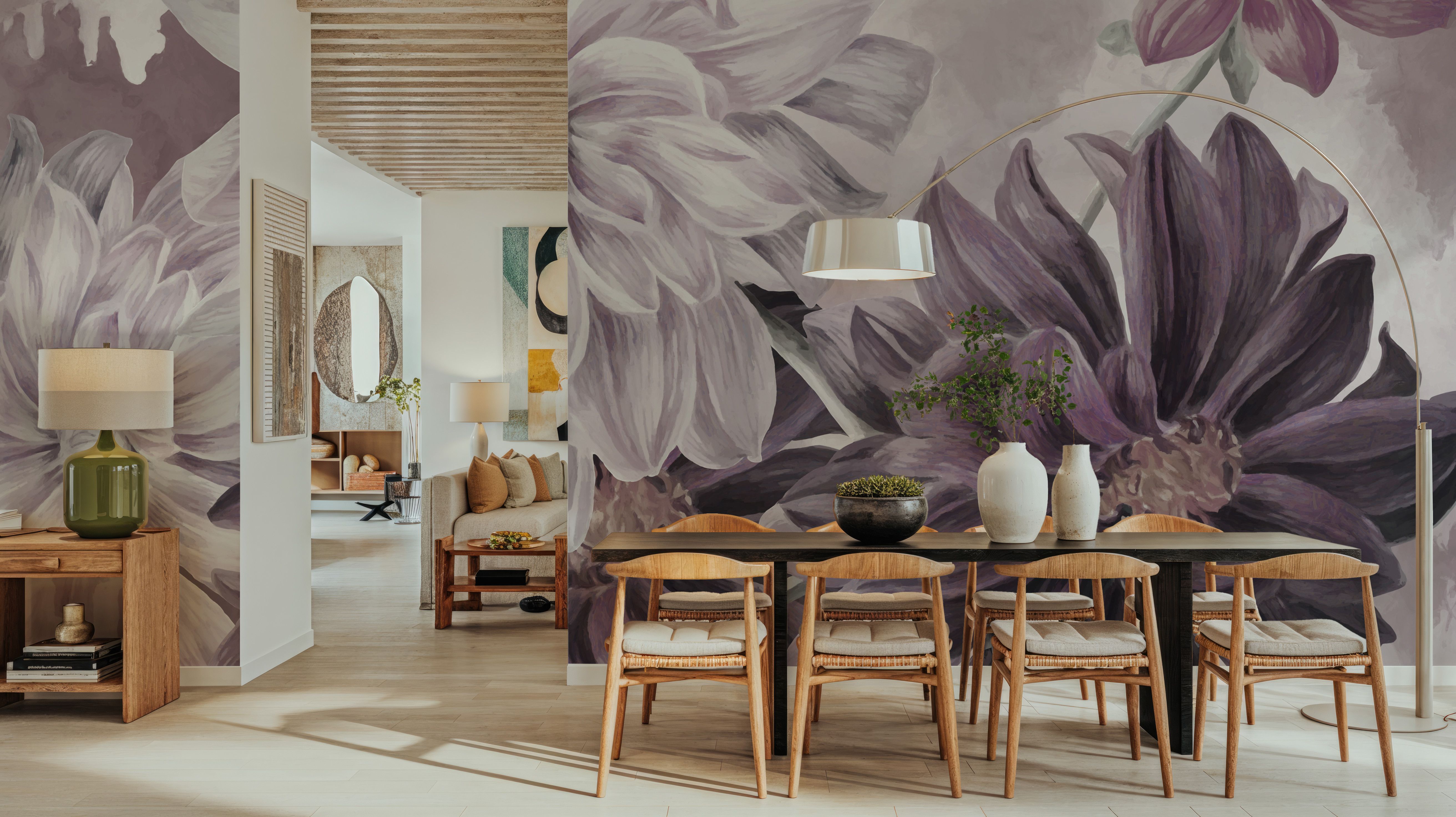 Focus on the Dahlia Red