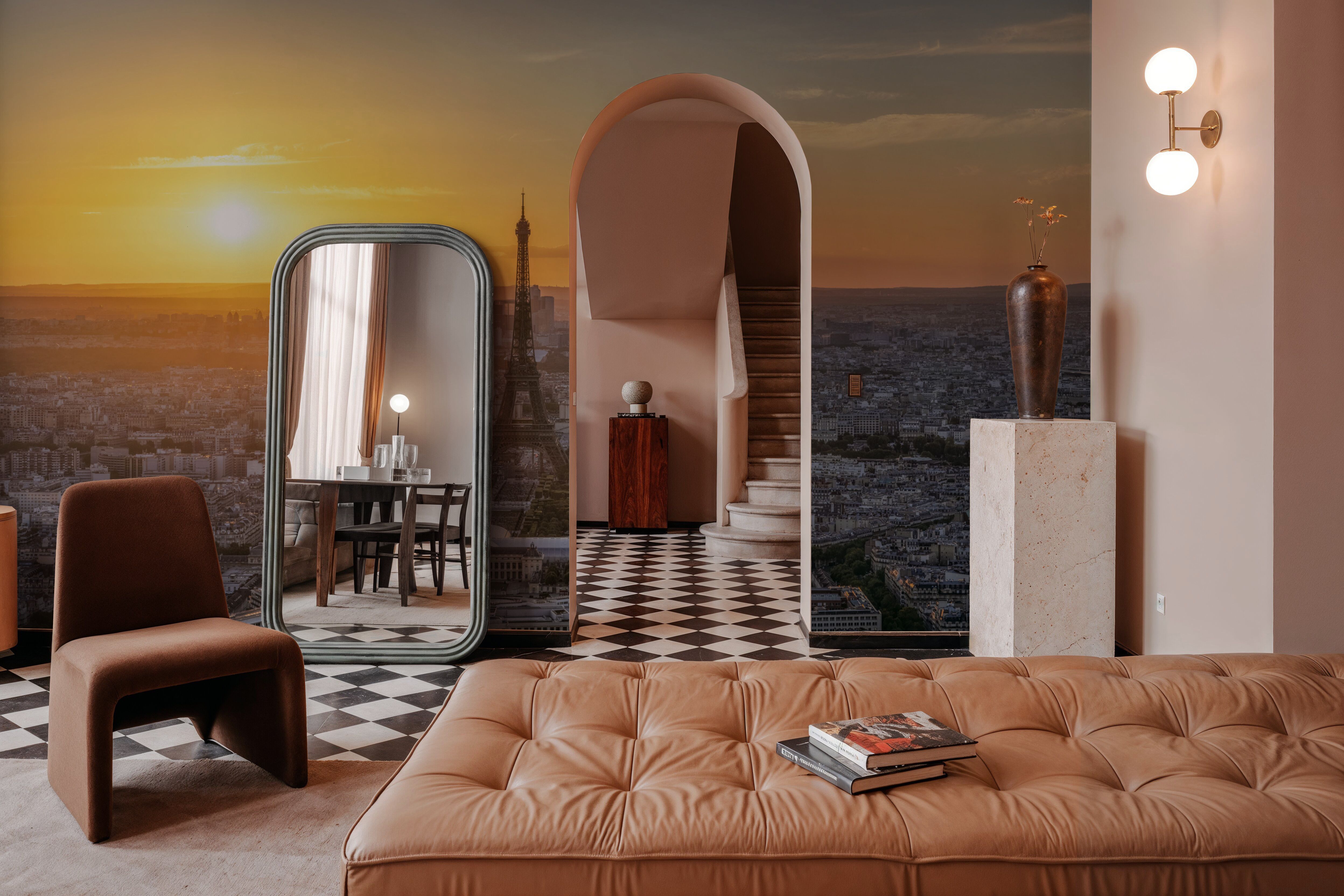 Paris Sunset, Wallpaper