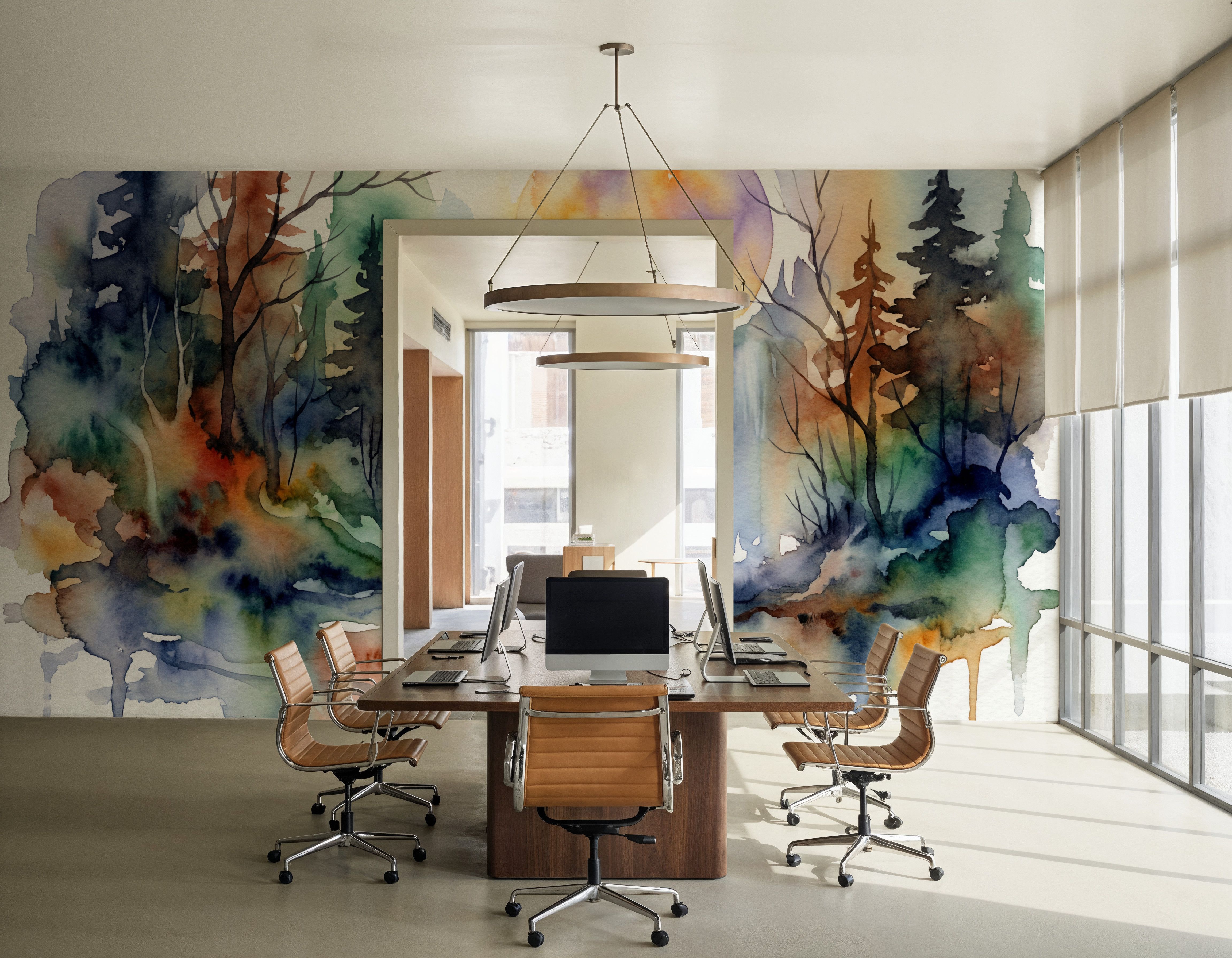 Forest Grove II - Watercolor Landscape Series