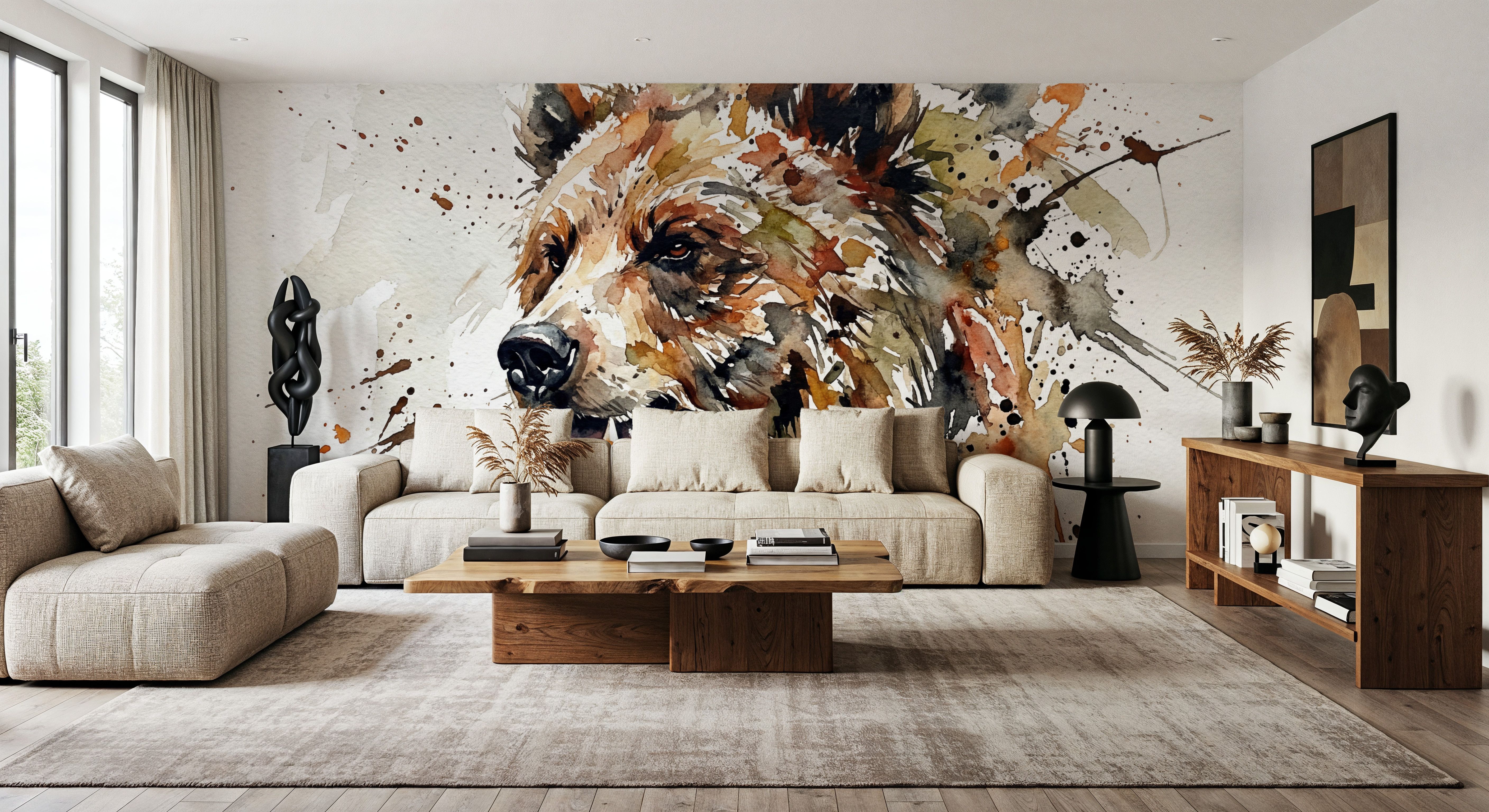 Grizzly Bear - Watercolor Predators Series