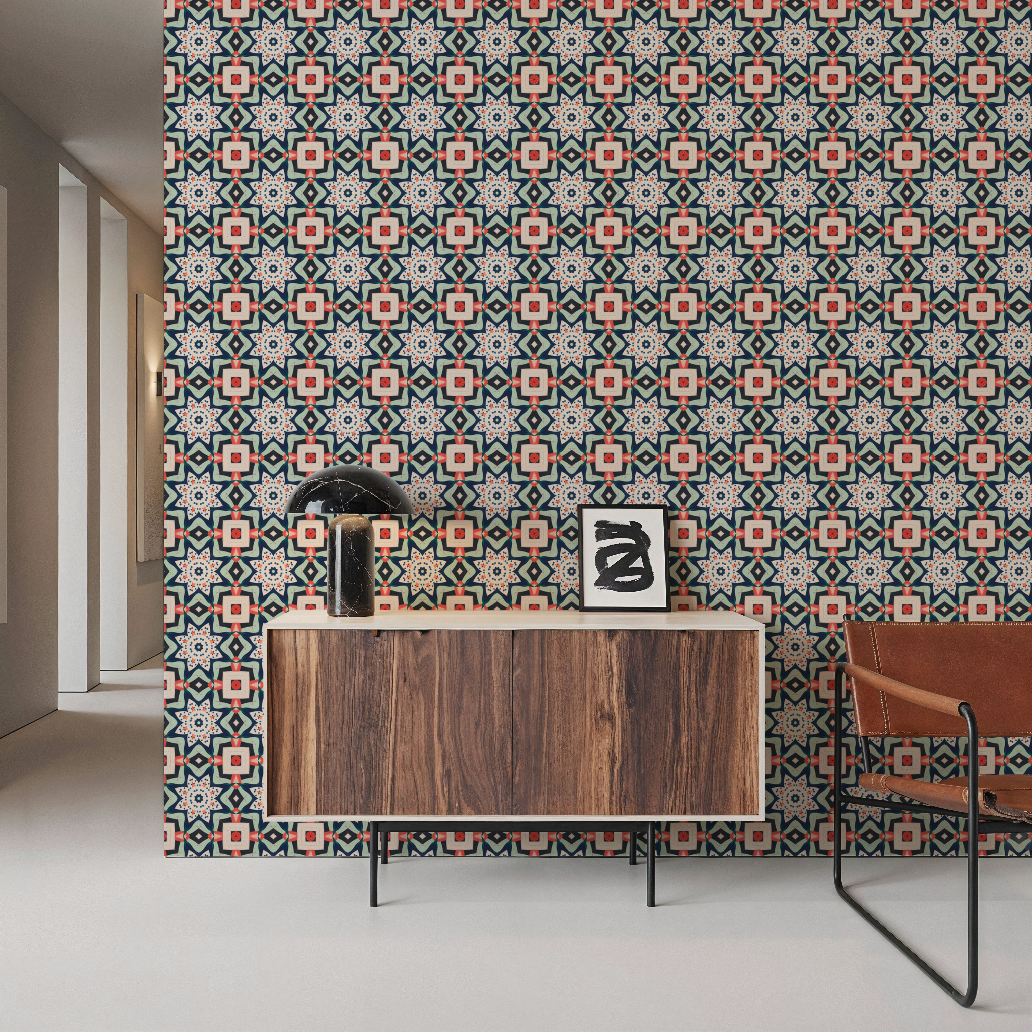 Kaleidoscope Stained Glass, Wallpaper