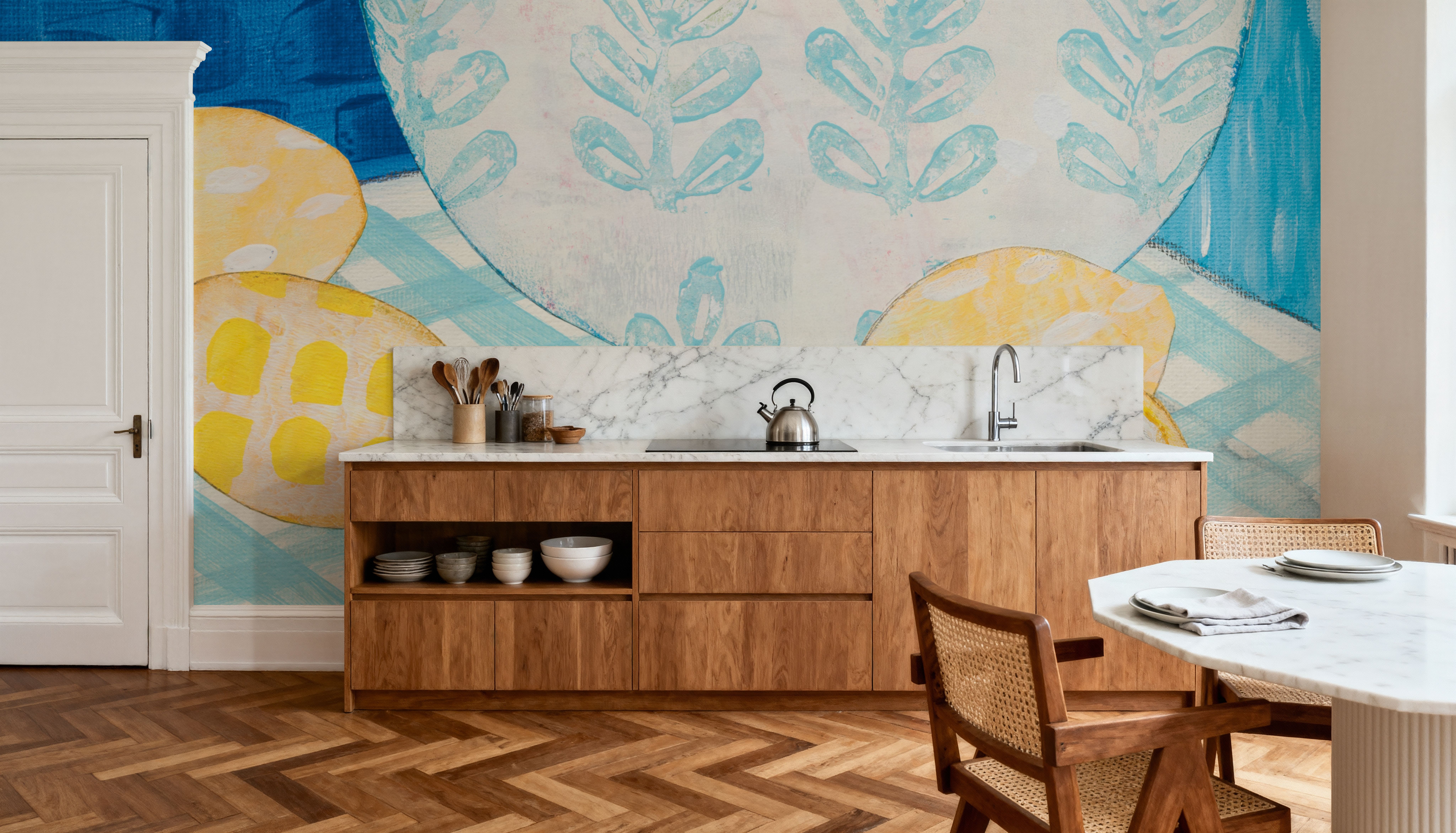 Tablescape Lemons, Papel pintado