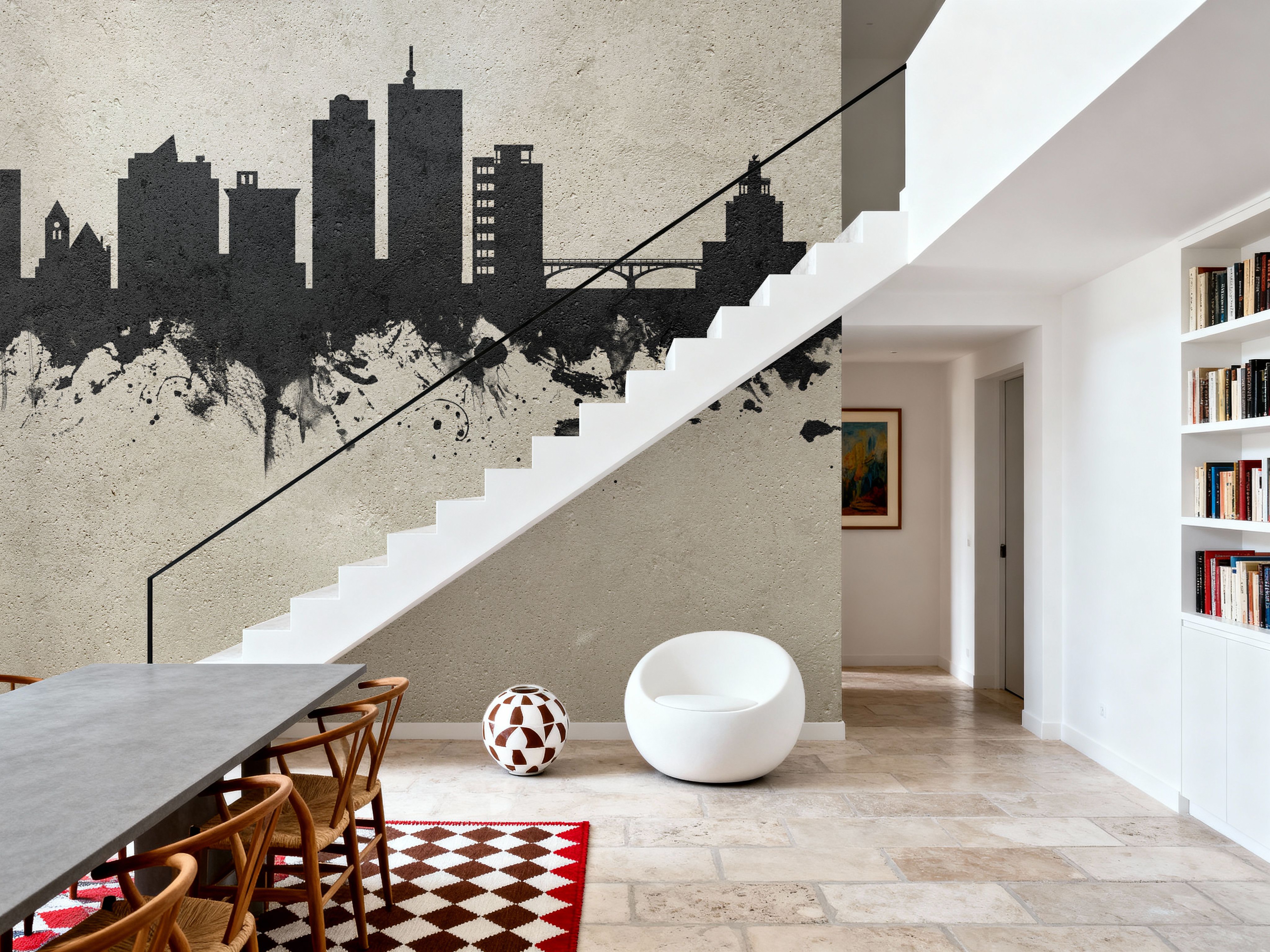 Cedar Rapids Iowa Skyline Concrete