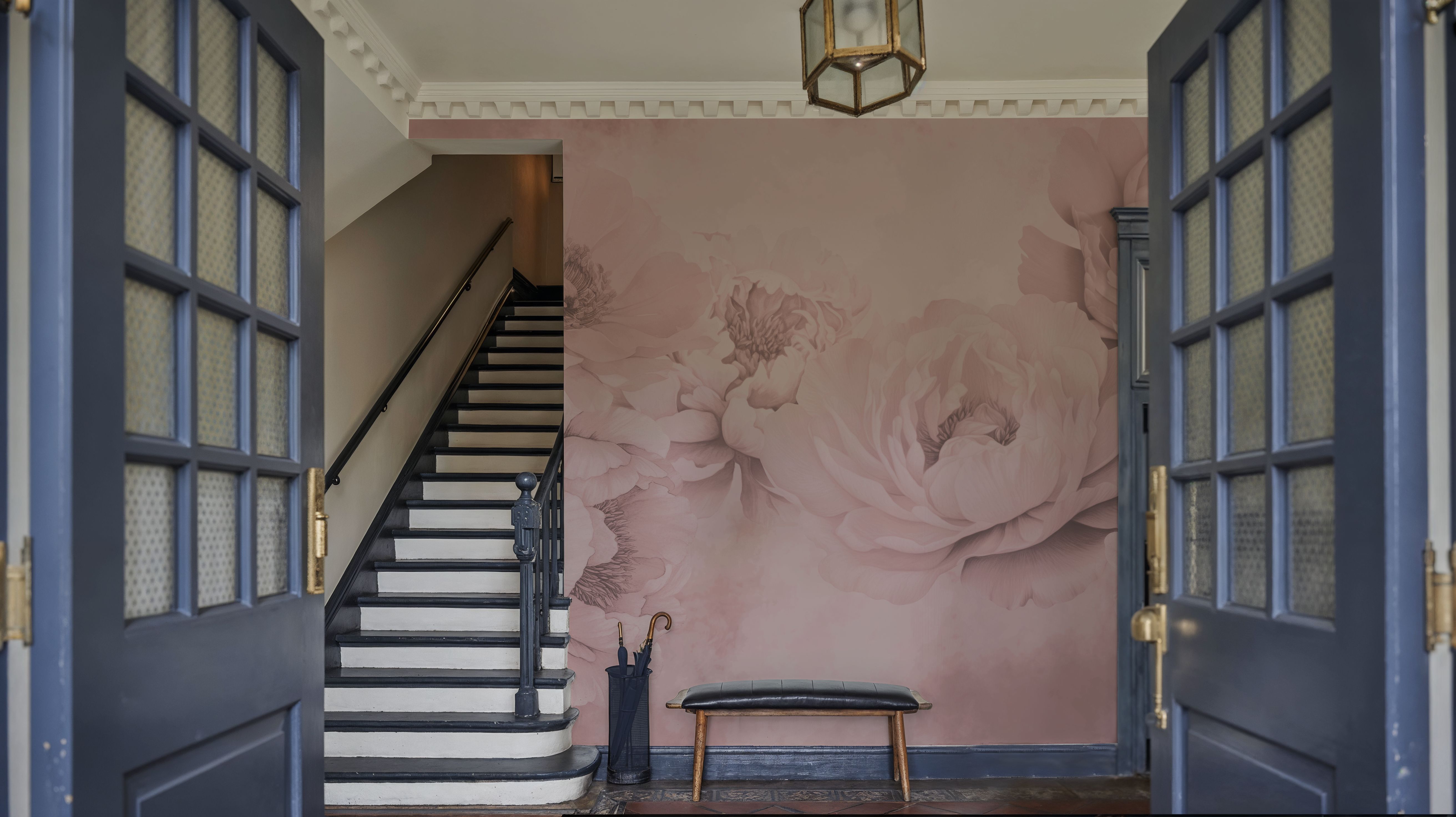 Transcendent Peony, China Rose, Wallpaper