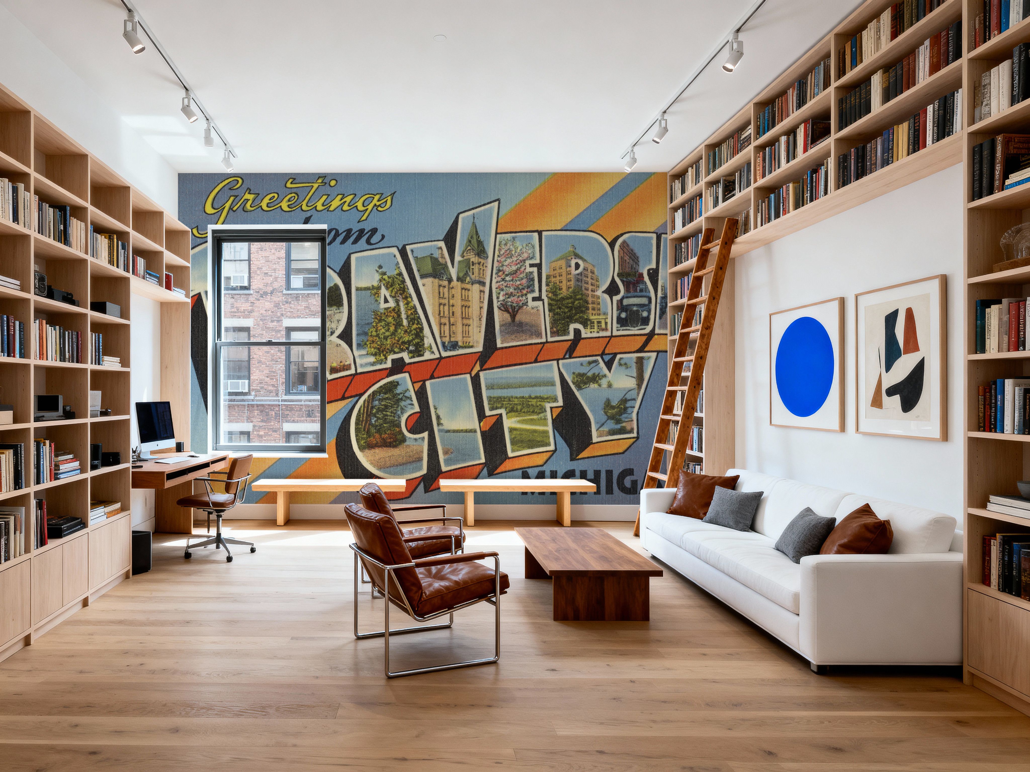 Greetings from Traverse City - Screenprint Postcard