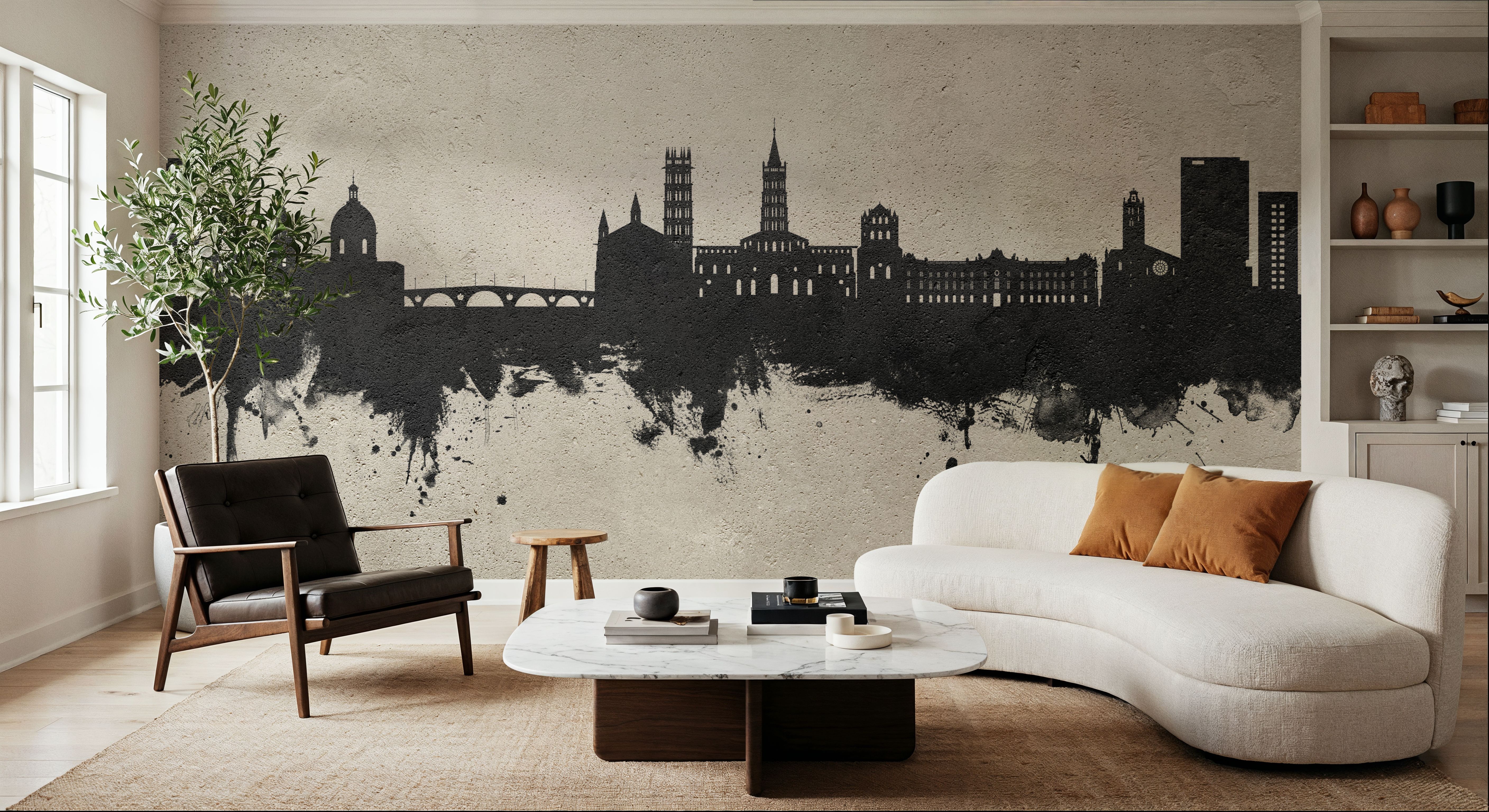 Toulouse France Skyline Concrete