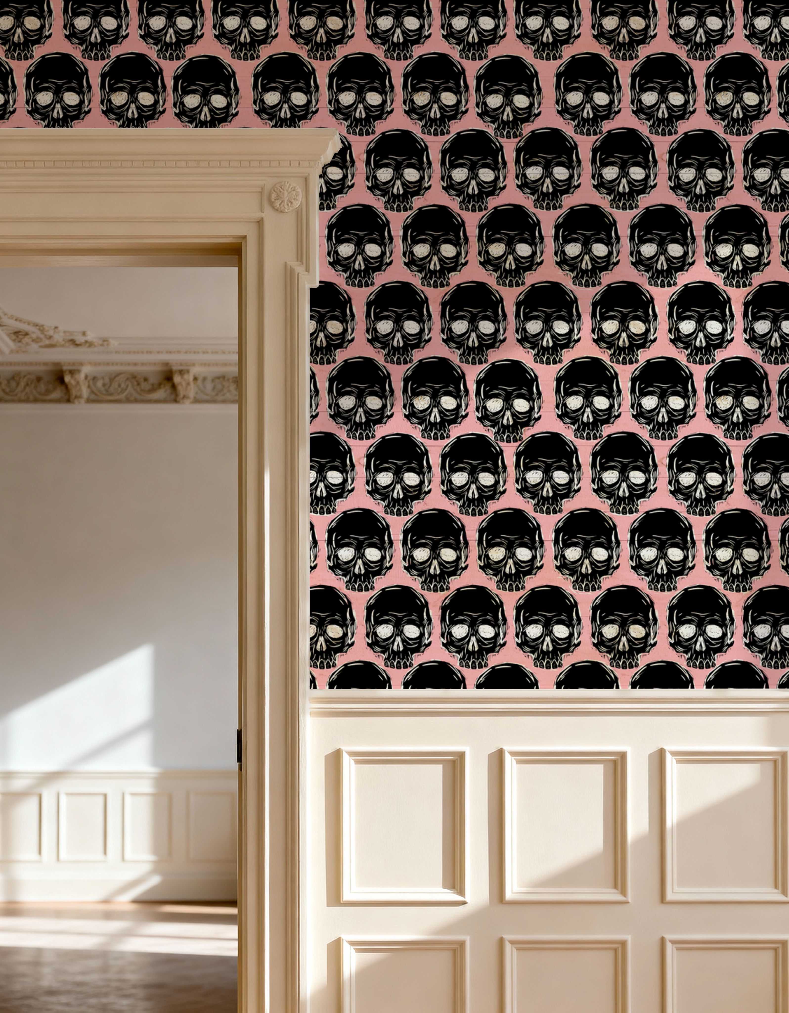 Skulls Everywhere Pink