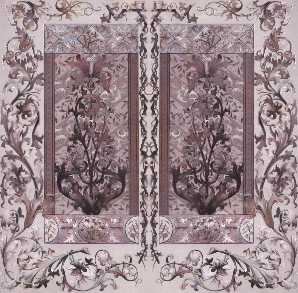 Plant Fantasy Ornament, Rose