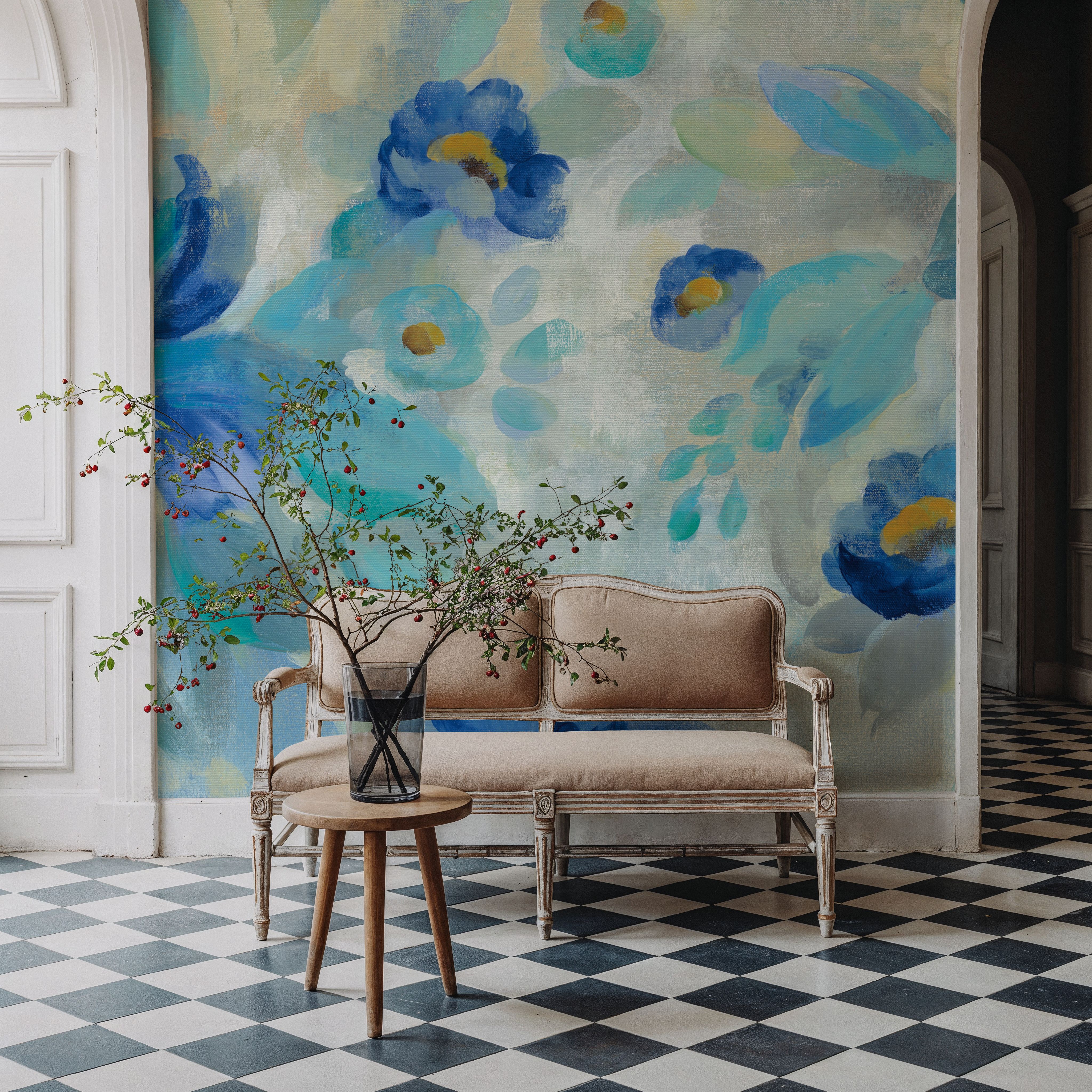 Blue Flowers Whisper I