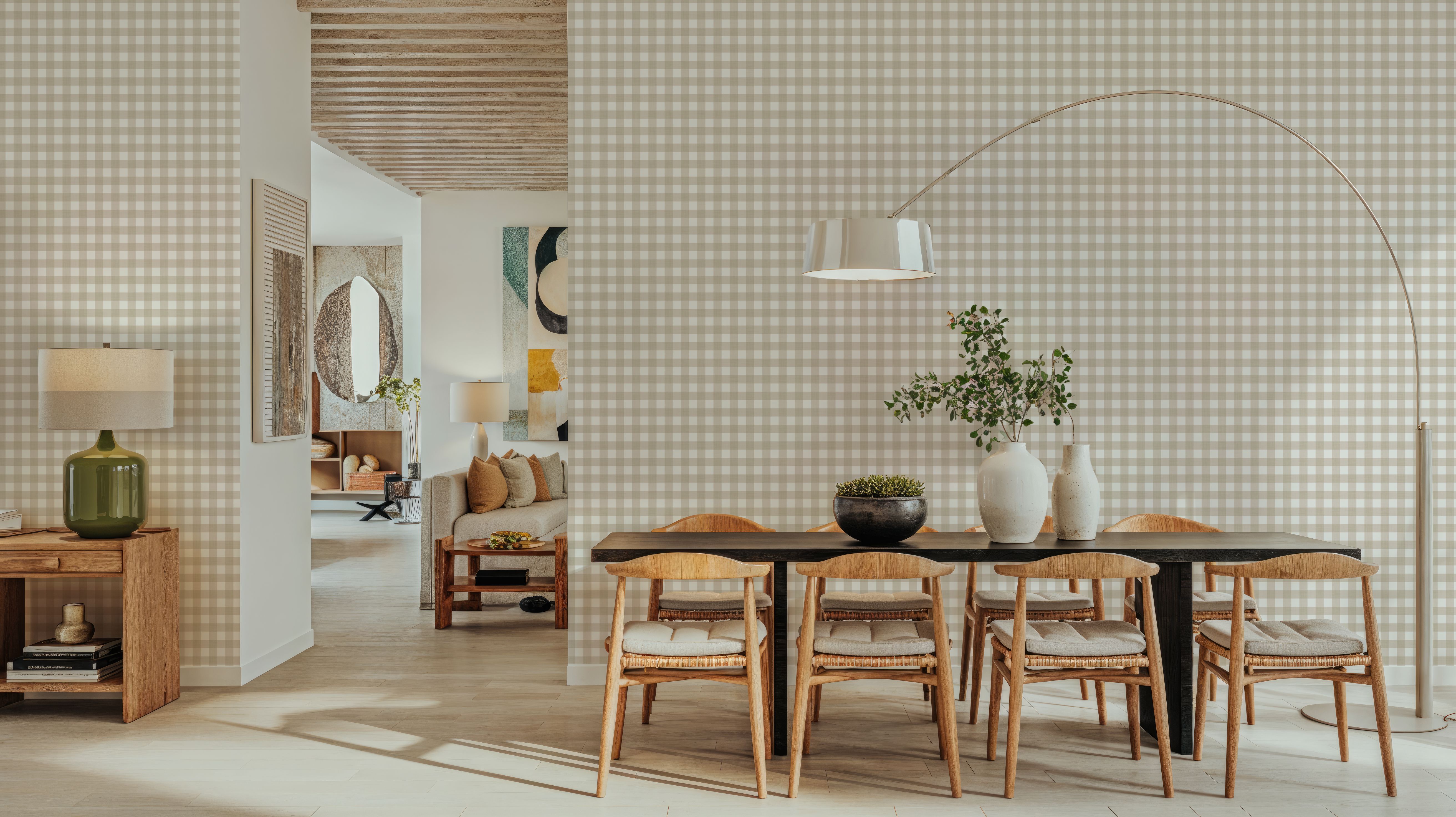 Gingham Sand