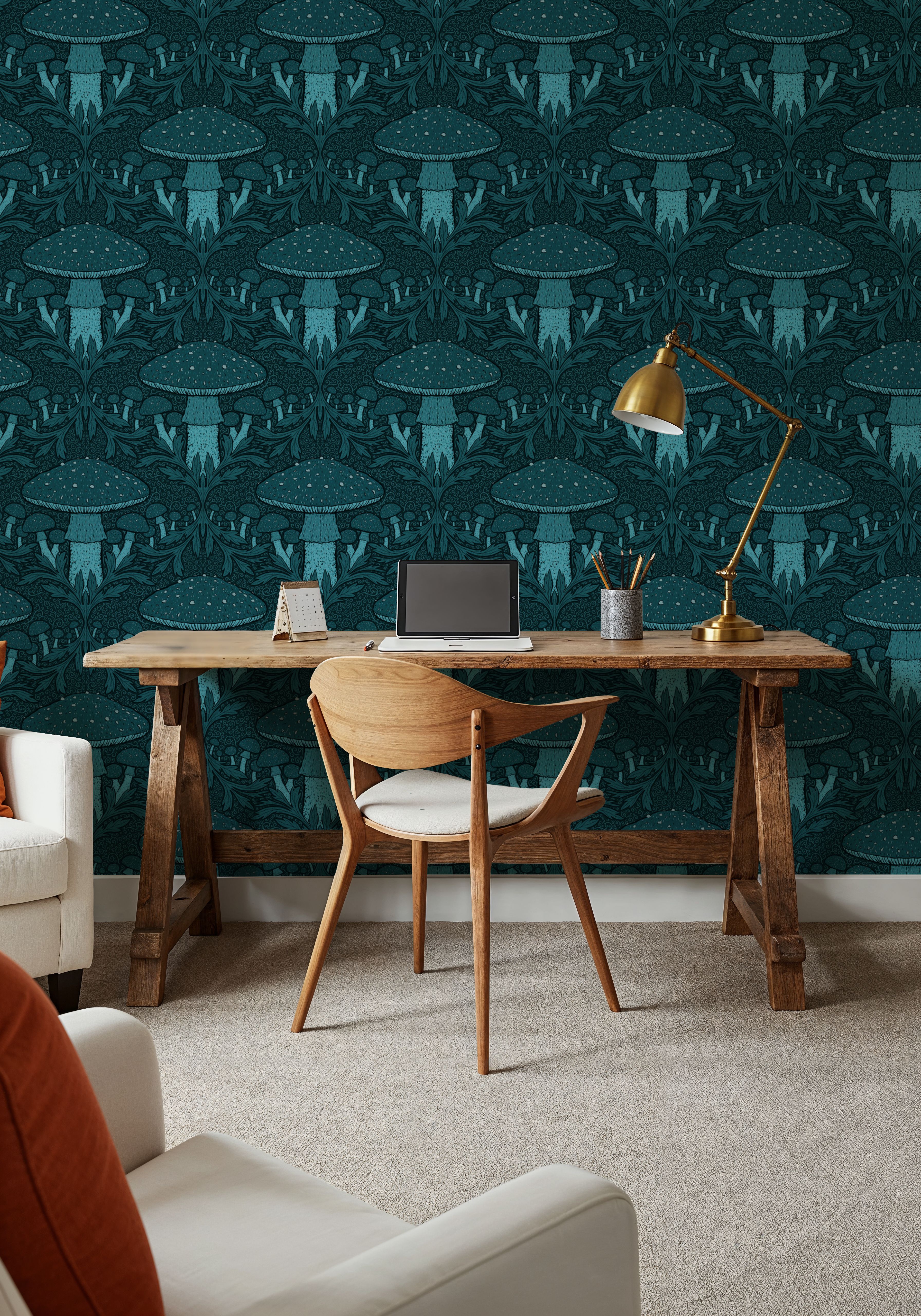 Heritage Toadstool, Blue