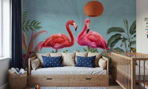 Shy Flamingos