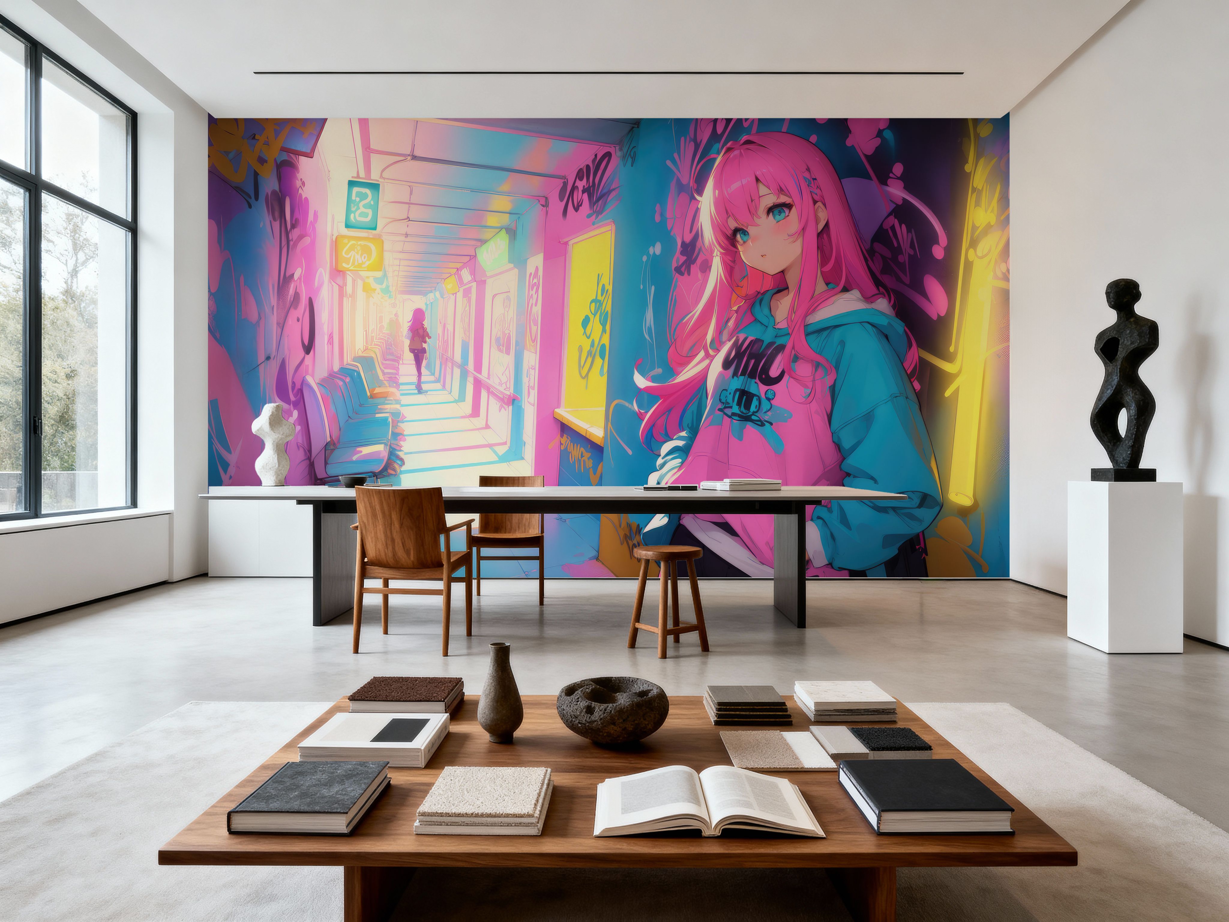 Schools Out, Wallpaper