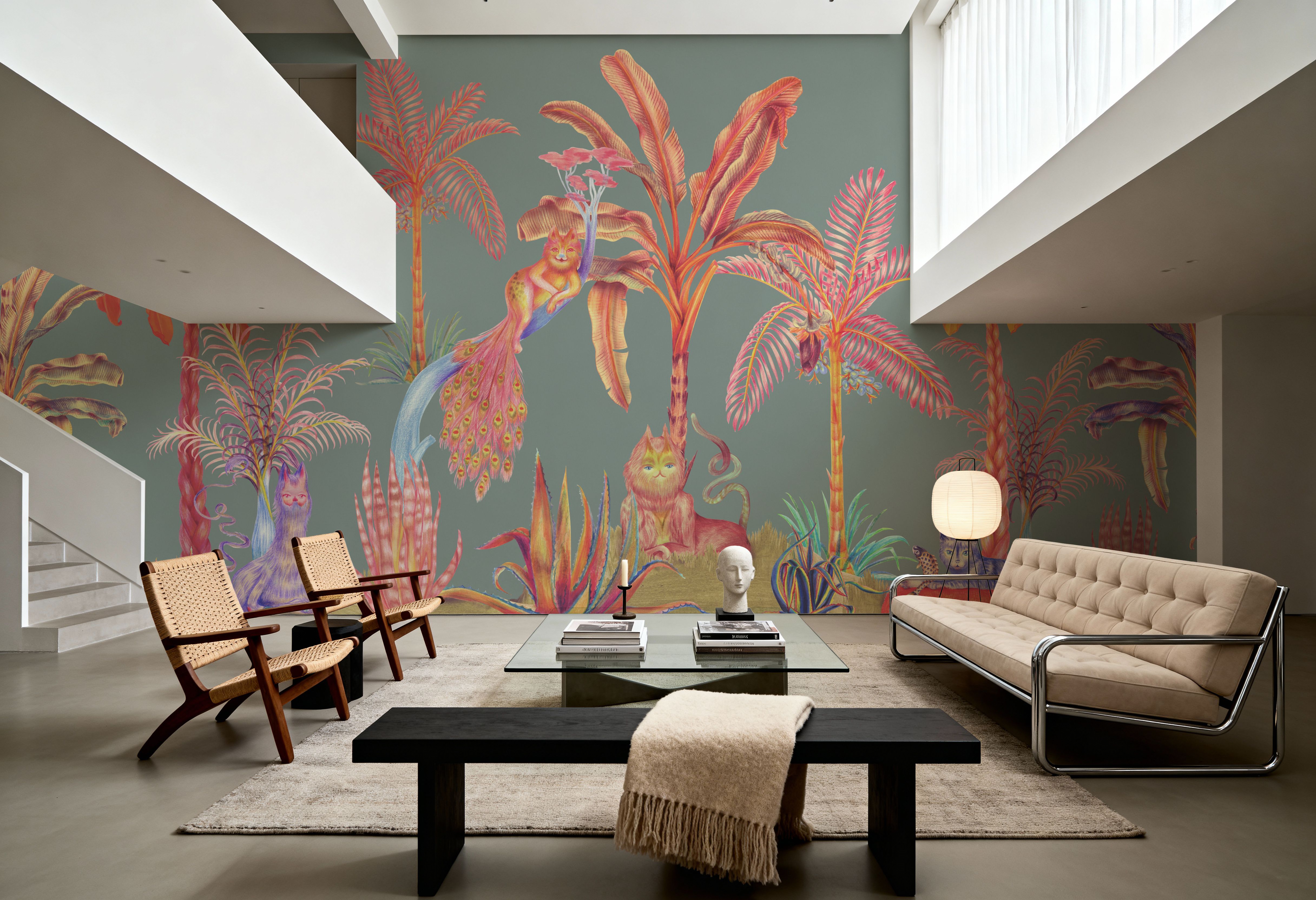 Colorful Jungle,  Seafoam