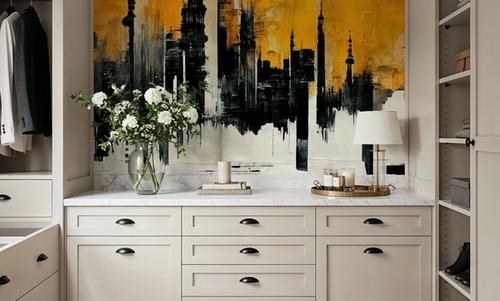 Glowing Cityscape
