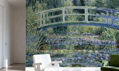 Water Lilies and Japanese Bridge