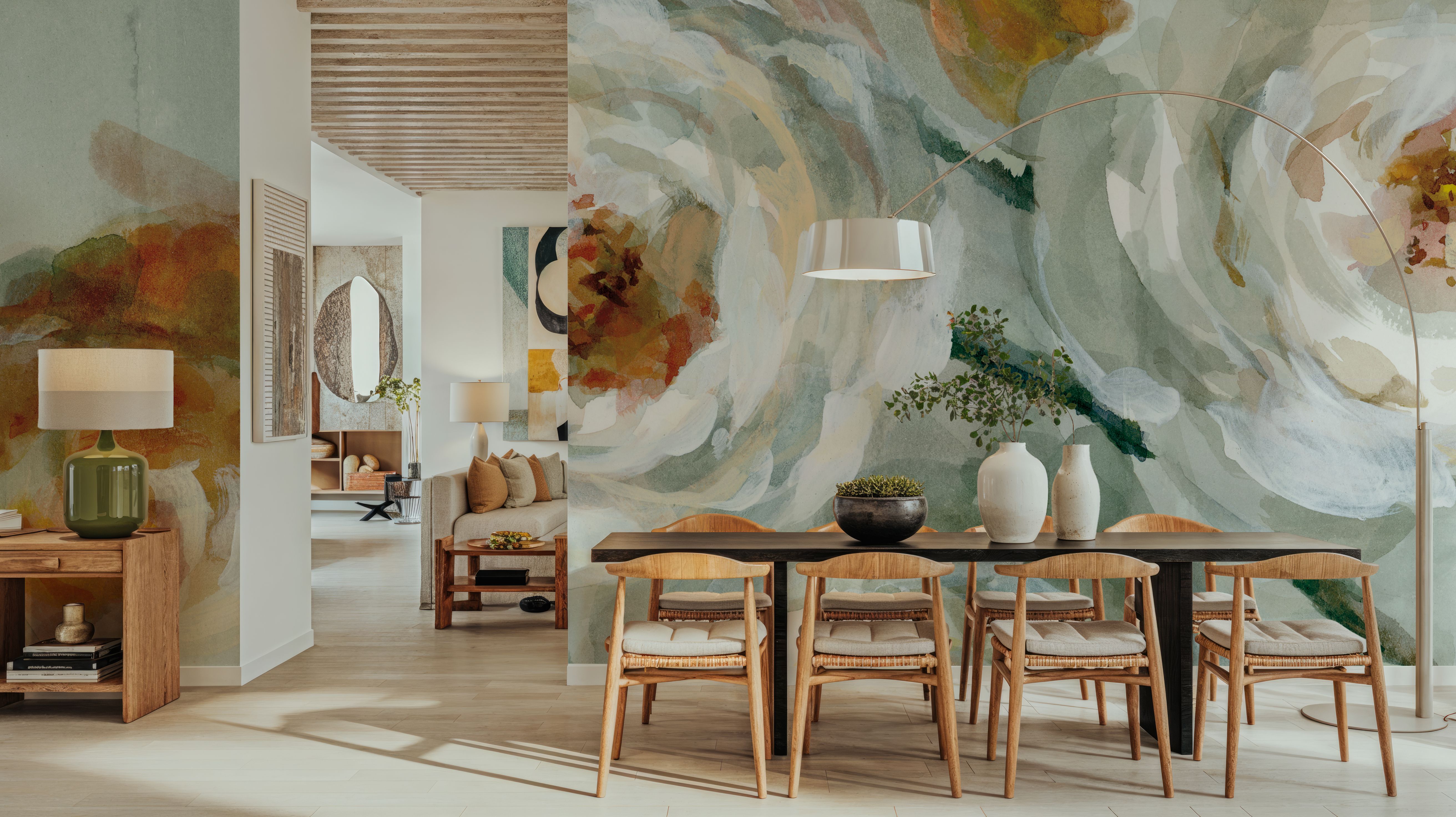 Fall Blossoms Panel IV