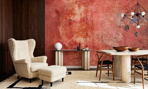 Distressed Vermilion