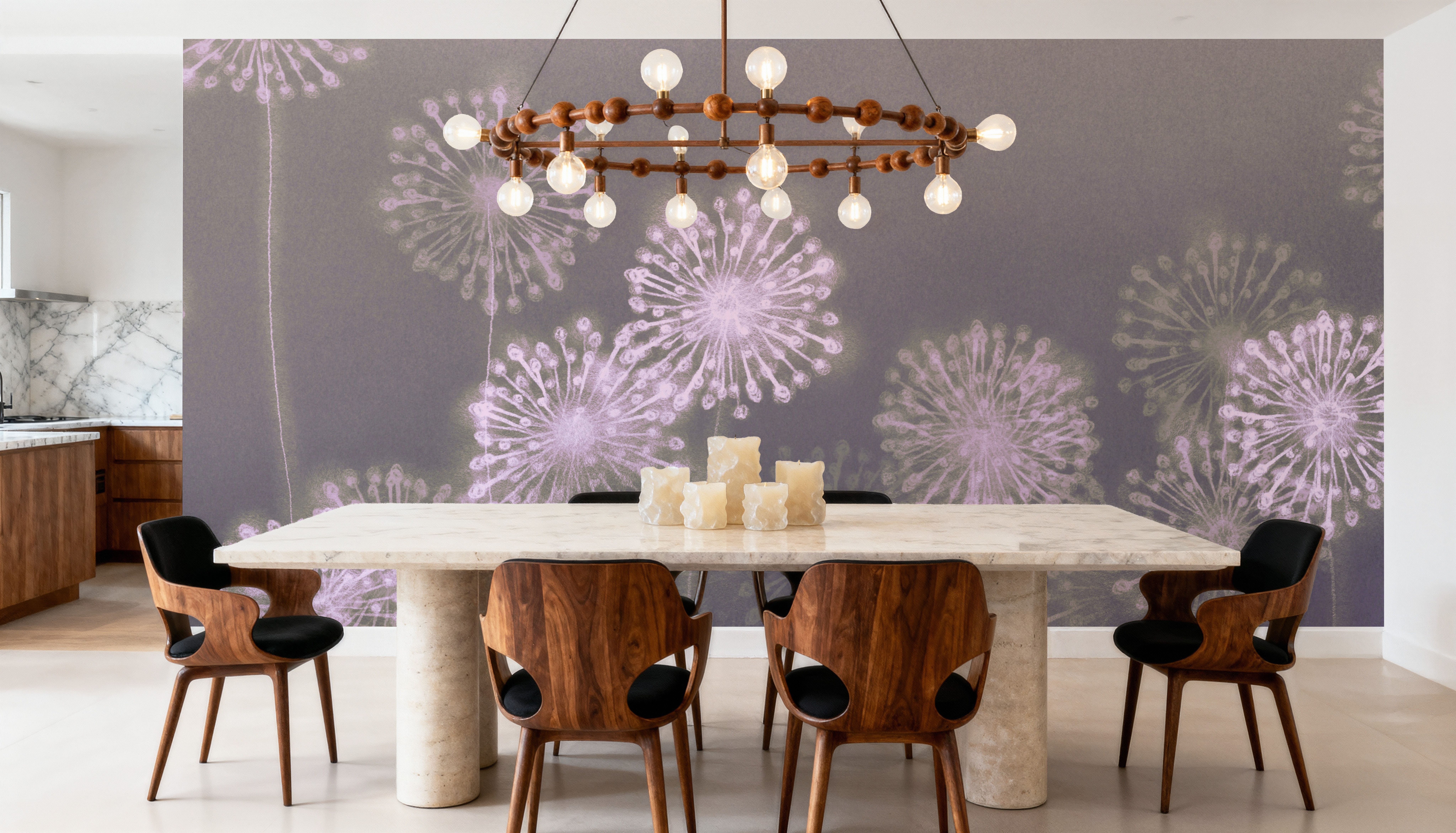 Dreamy Alliums, Wallpaper