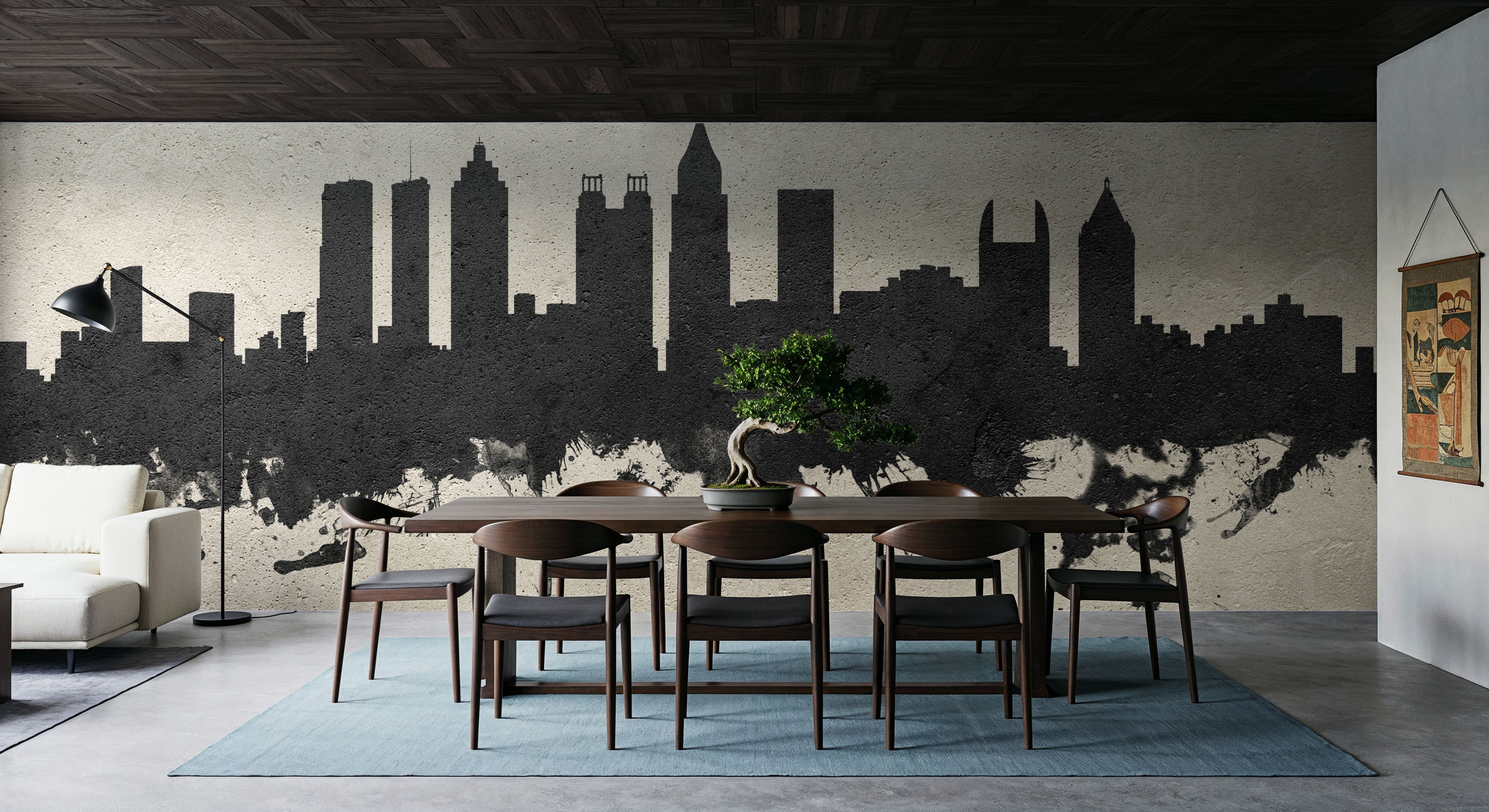 Atlanta Georgia Skyline Concrete