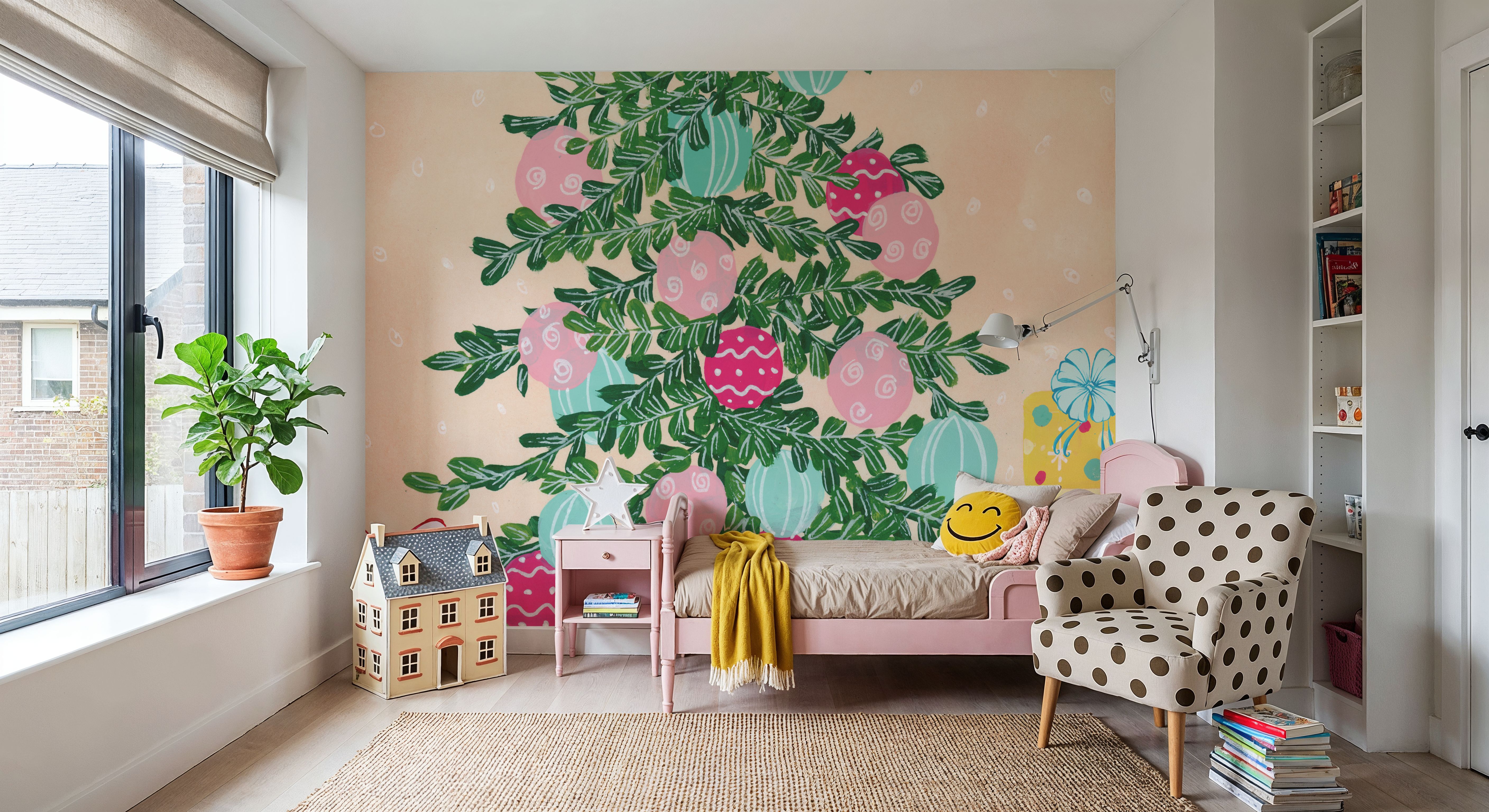 Happy Christmas Tree, Wallpaper