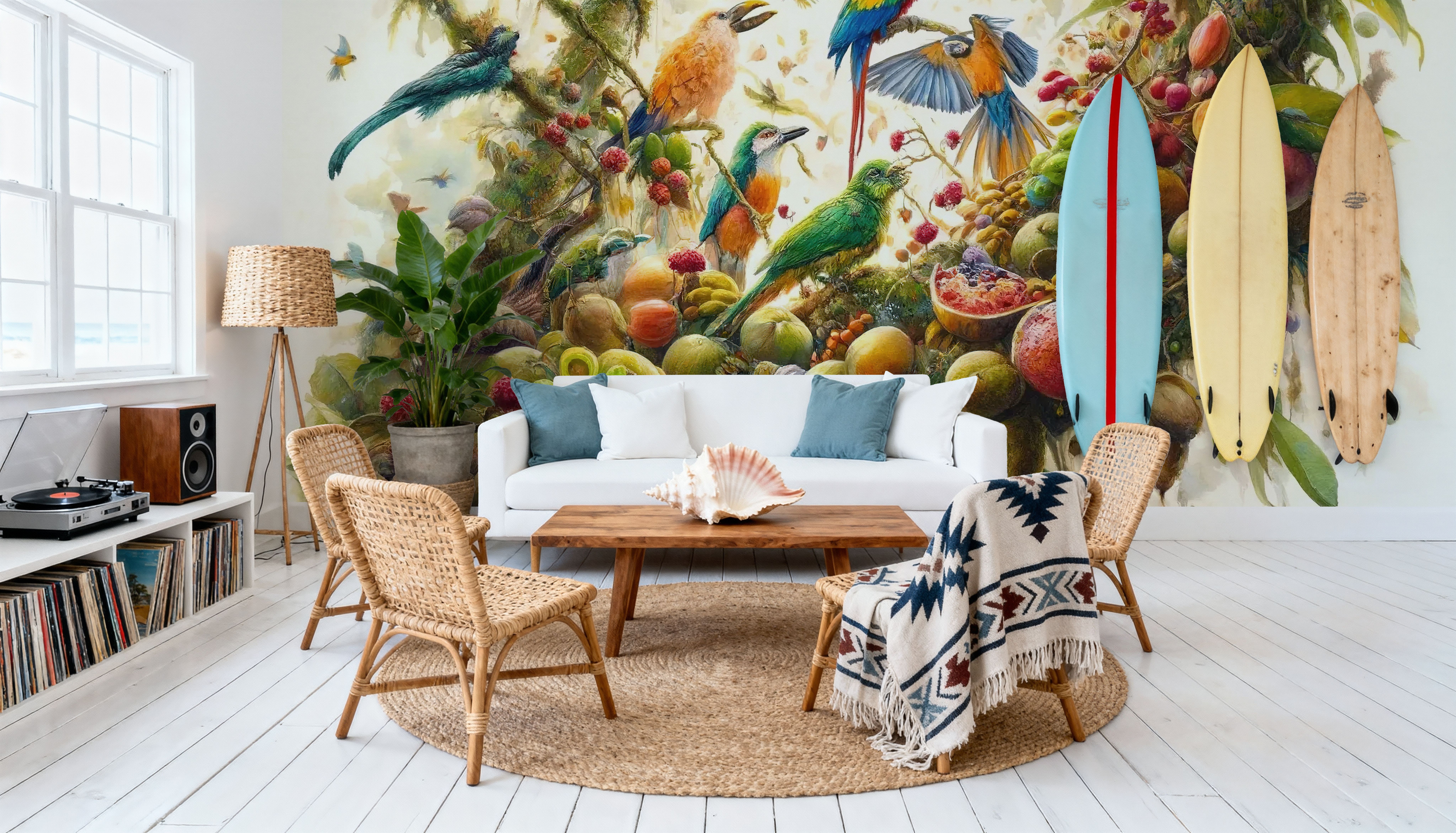 Jungle Symphony in Vivid Hues