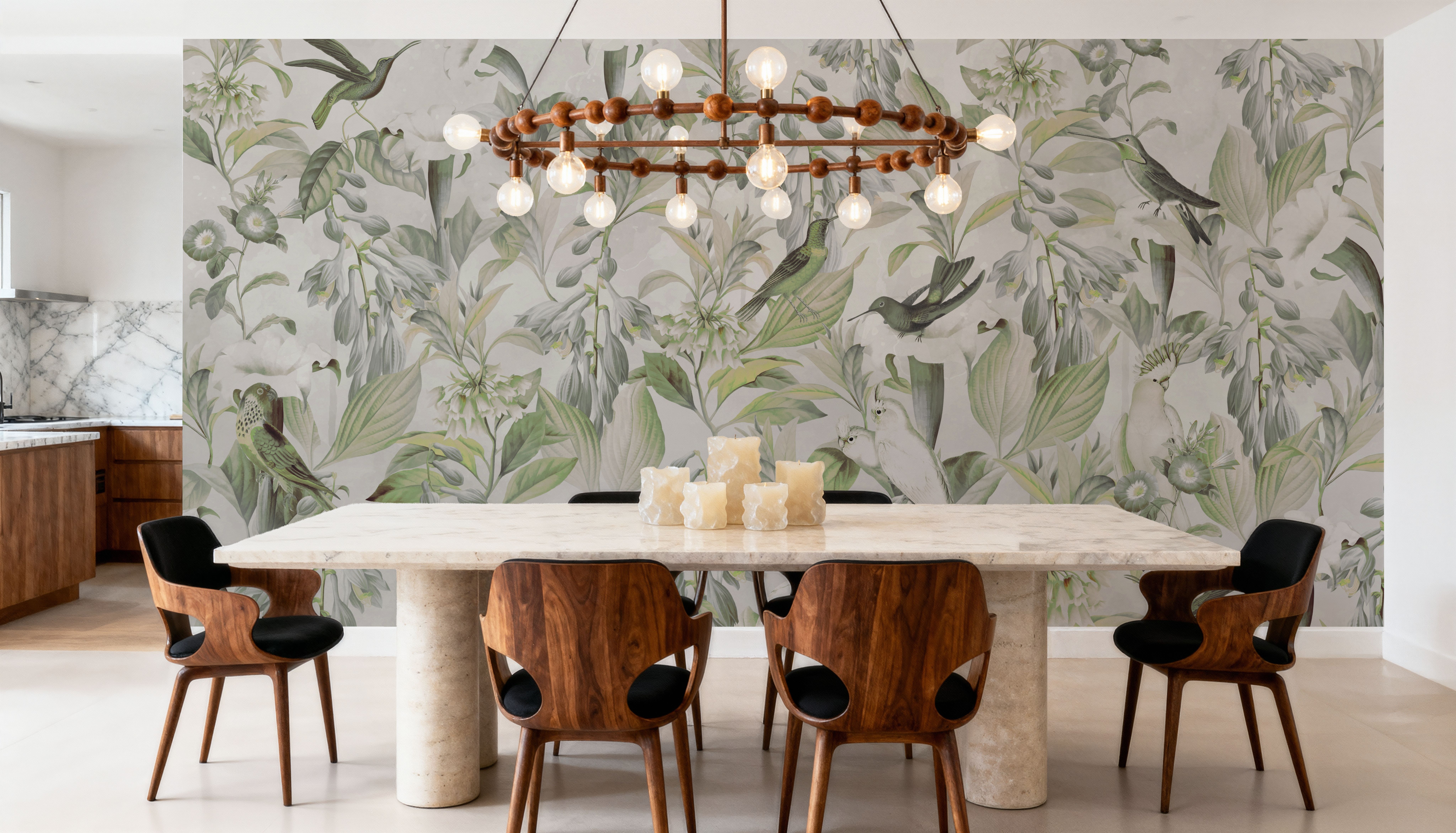 Datura Green, Behang