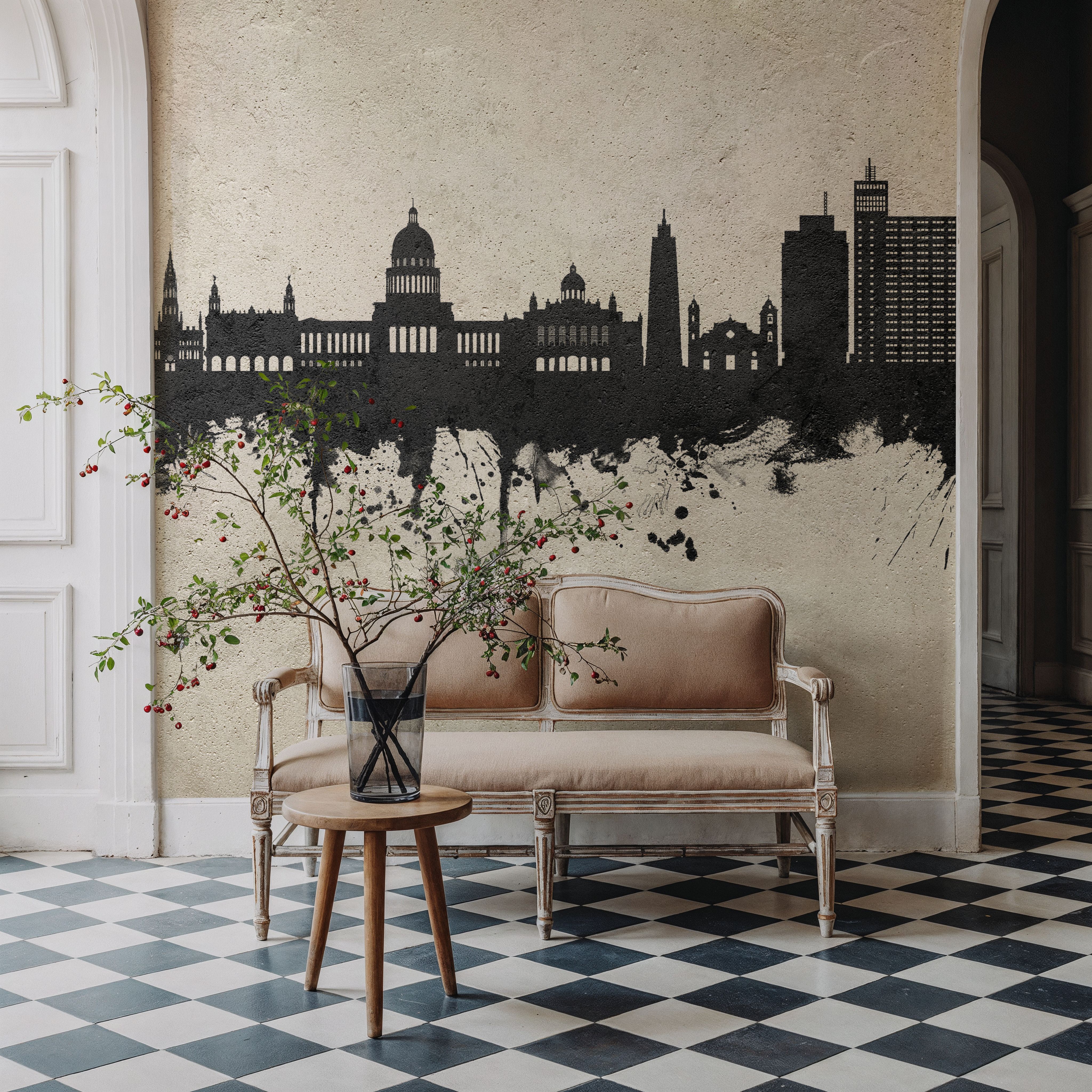 Havana Cuba Skyline Concrete