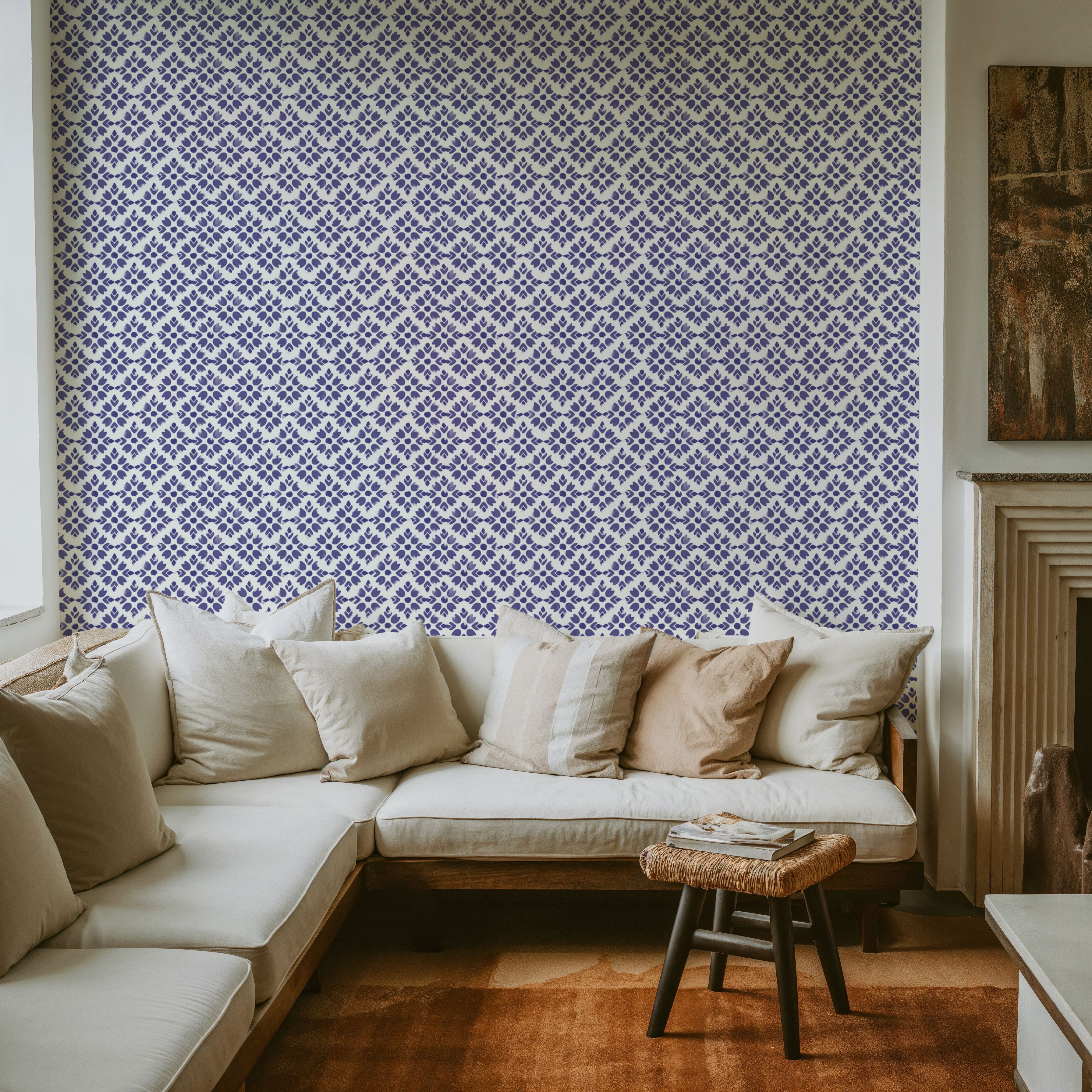 Botanical Stamps White