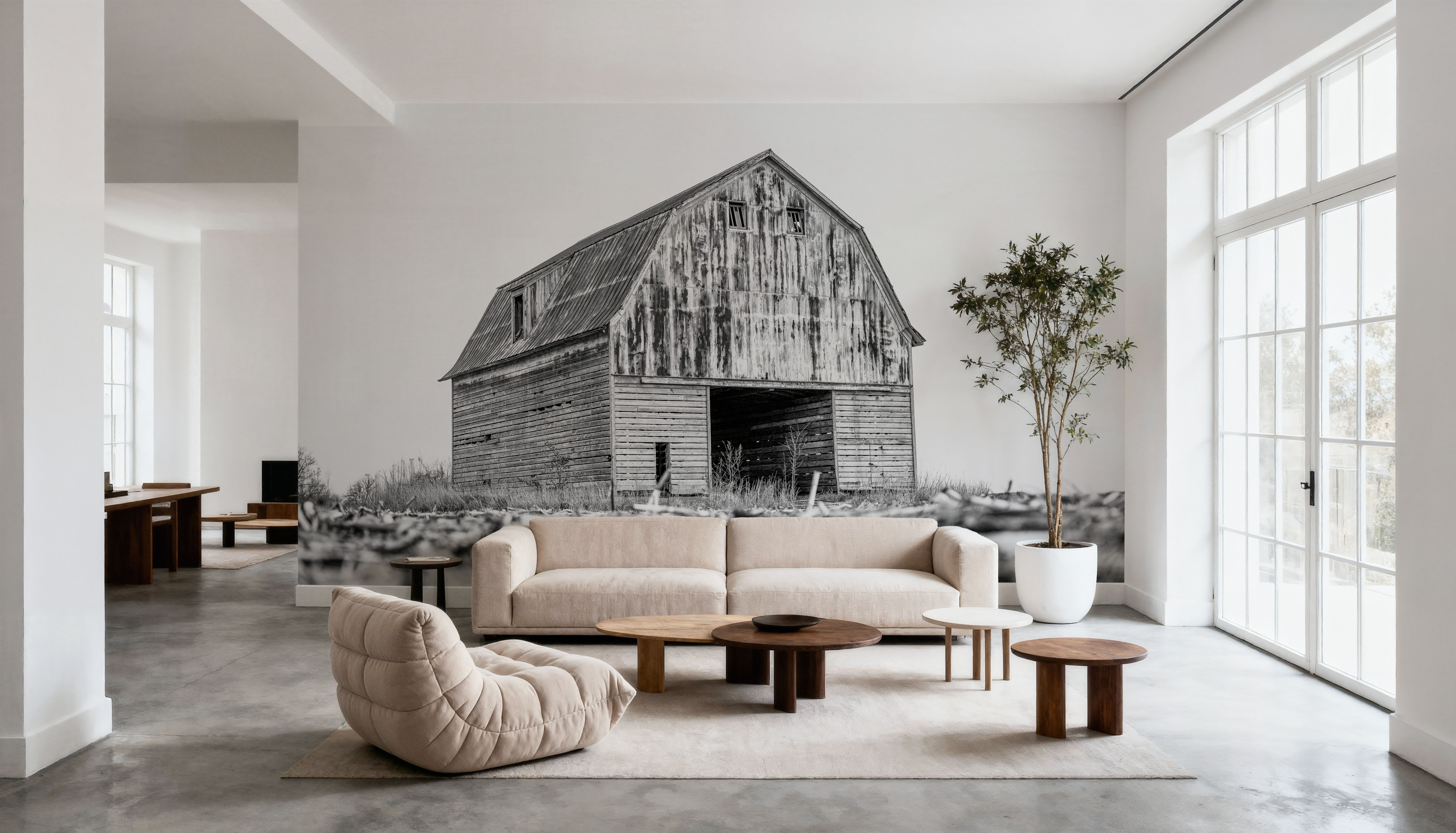 Old Route 66 Barn, Wallpaper