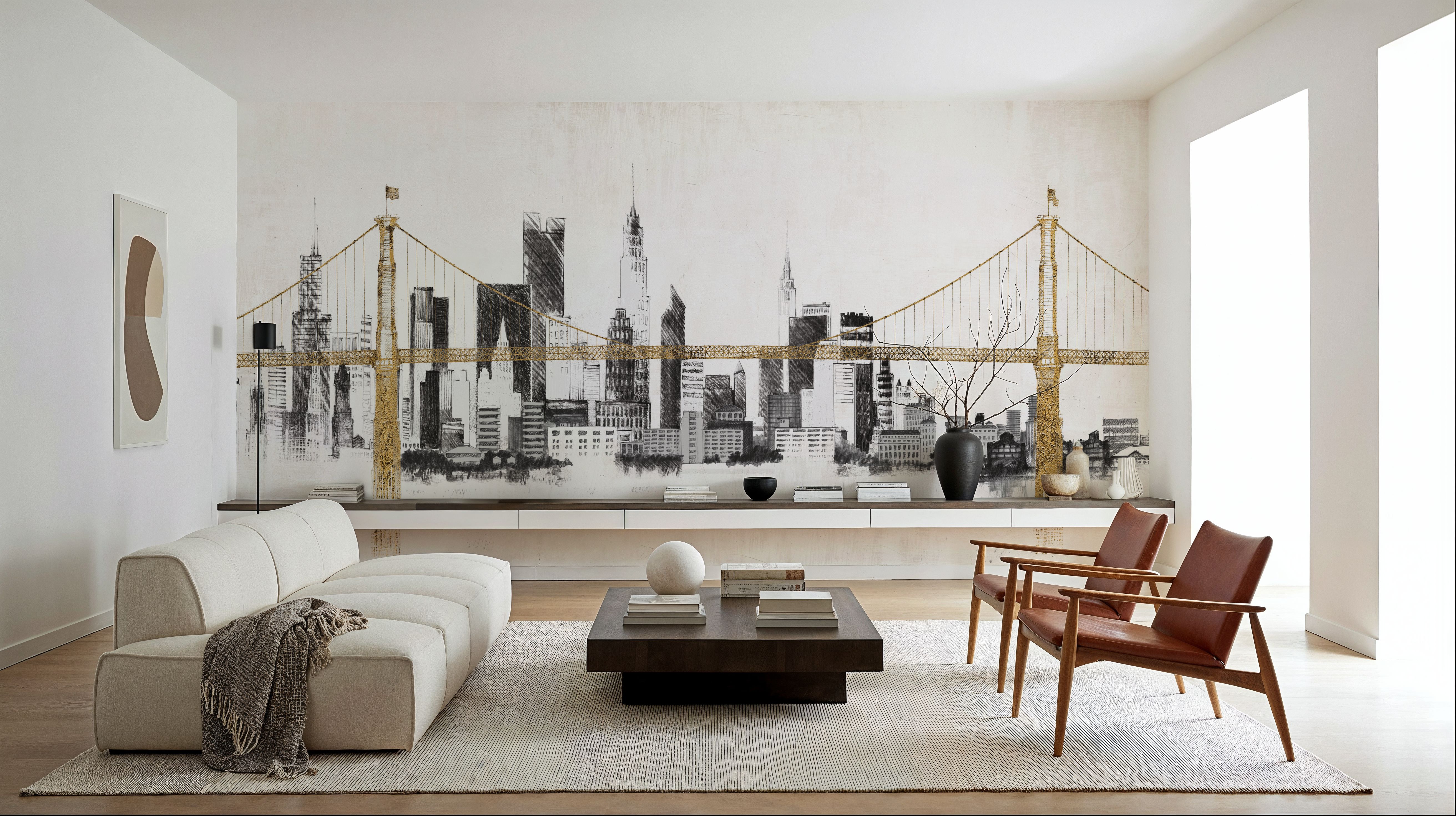 Bridge and Skyline, Wallpaper