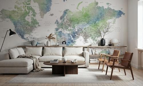 World Map Cities - Declan