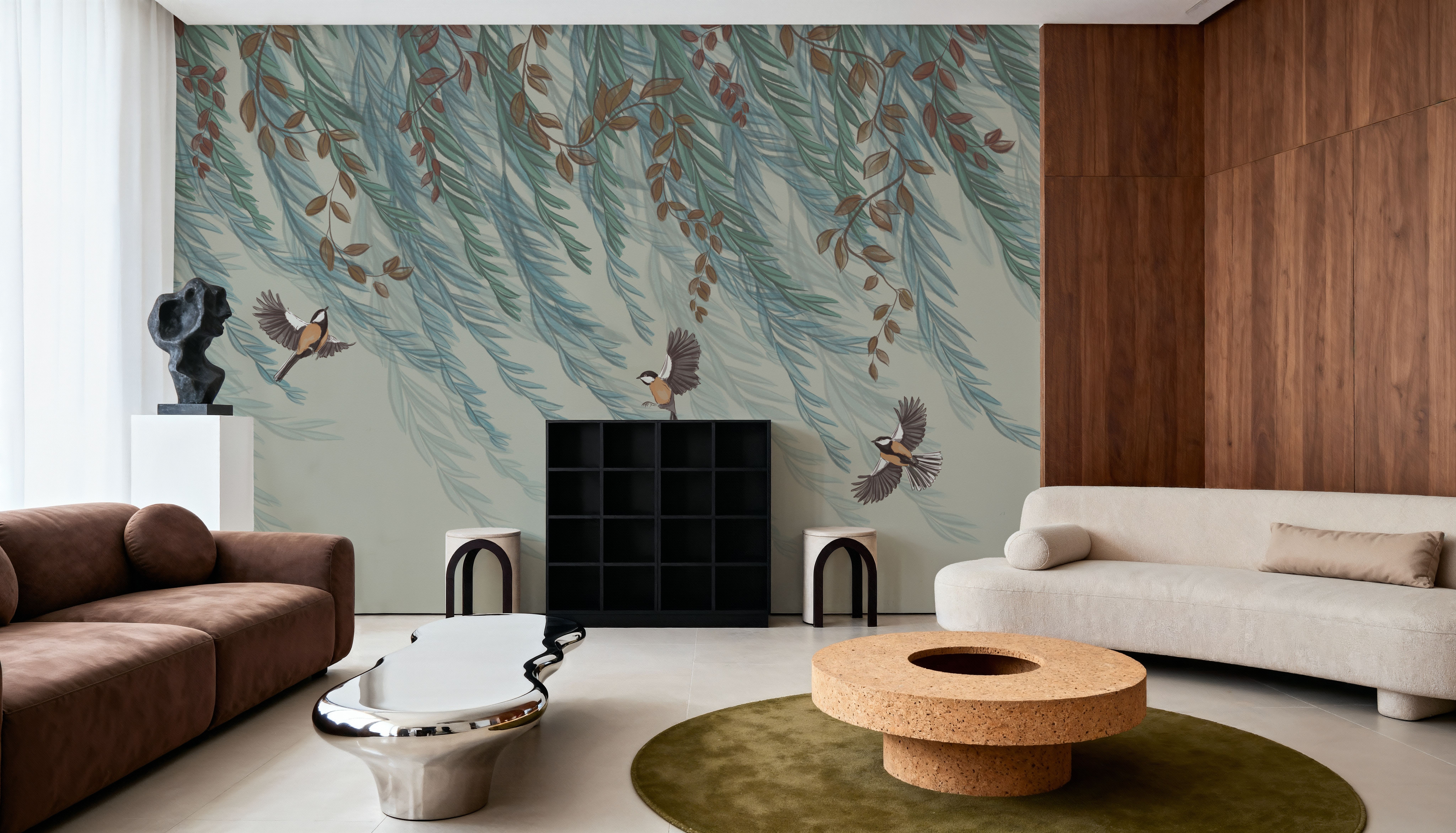 Willow & Birds, Pistachio