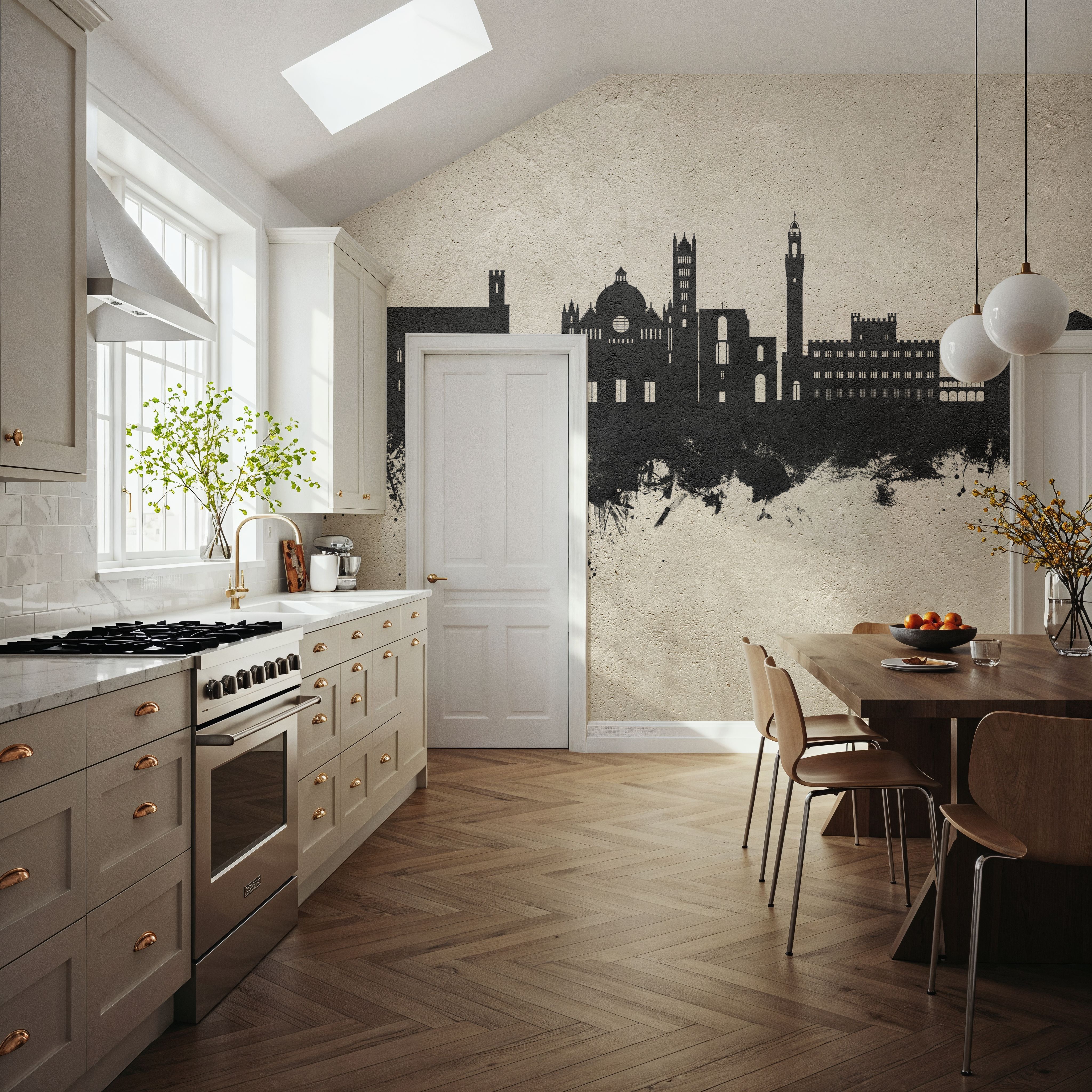 Siena Italy Skyline Concrete