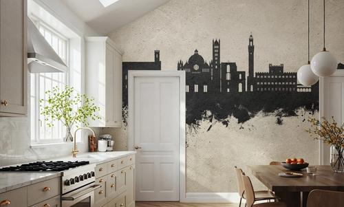 Siena Italy Skyline Concrete