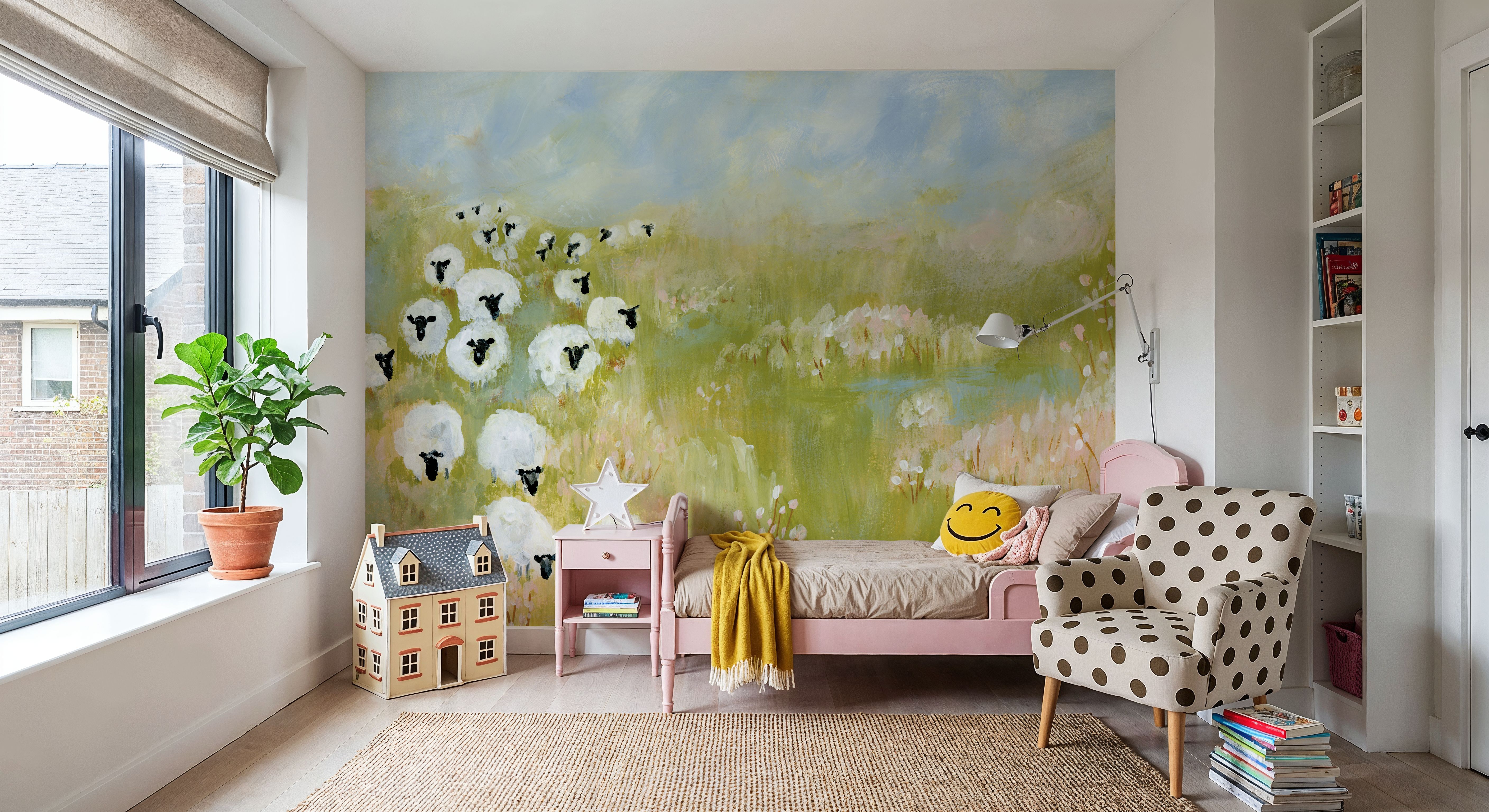 Wildflower Woods Sheep in Pasture