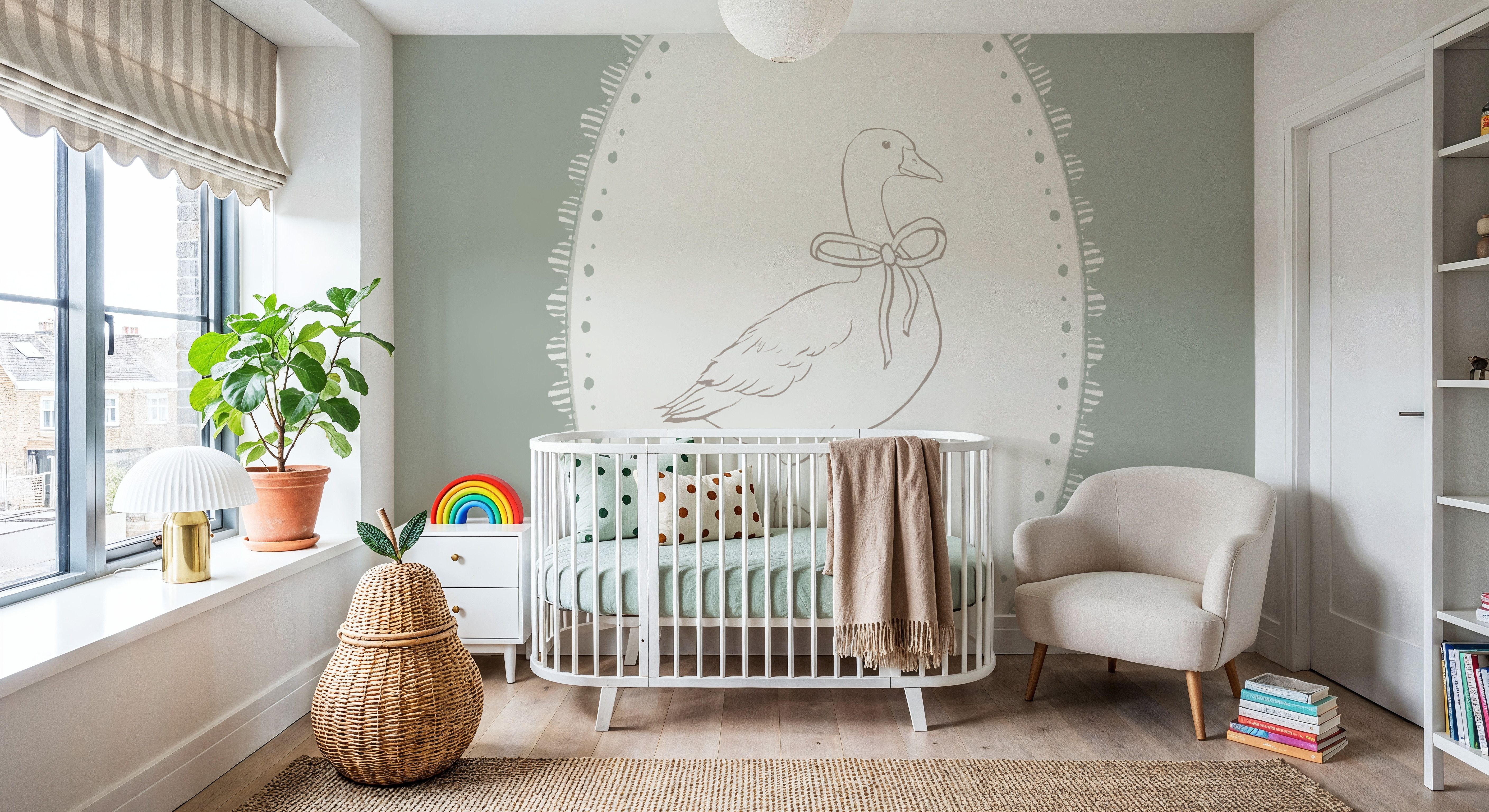 Nursery Duck, Tapet