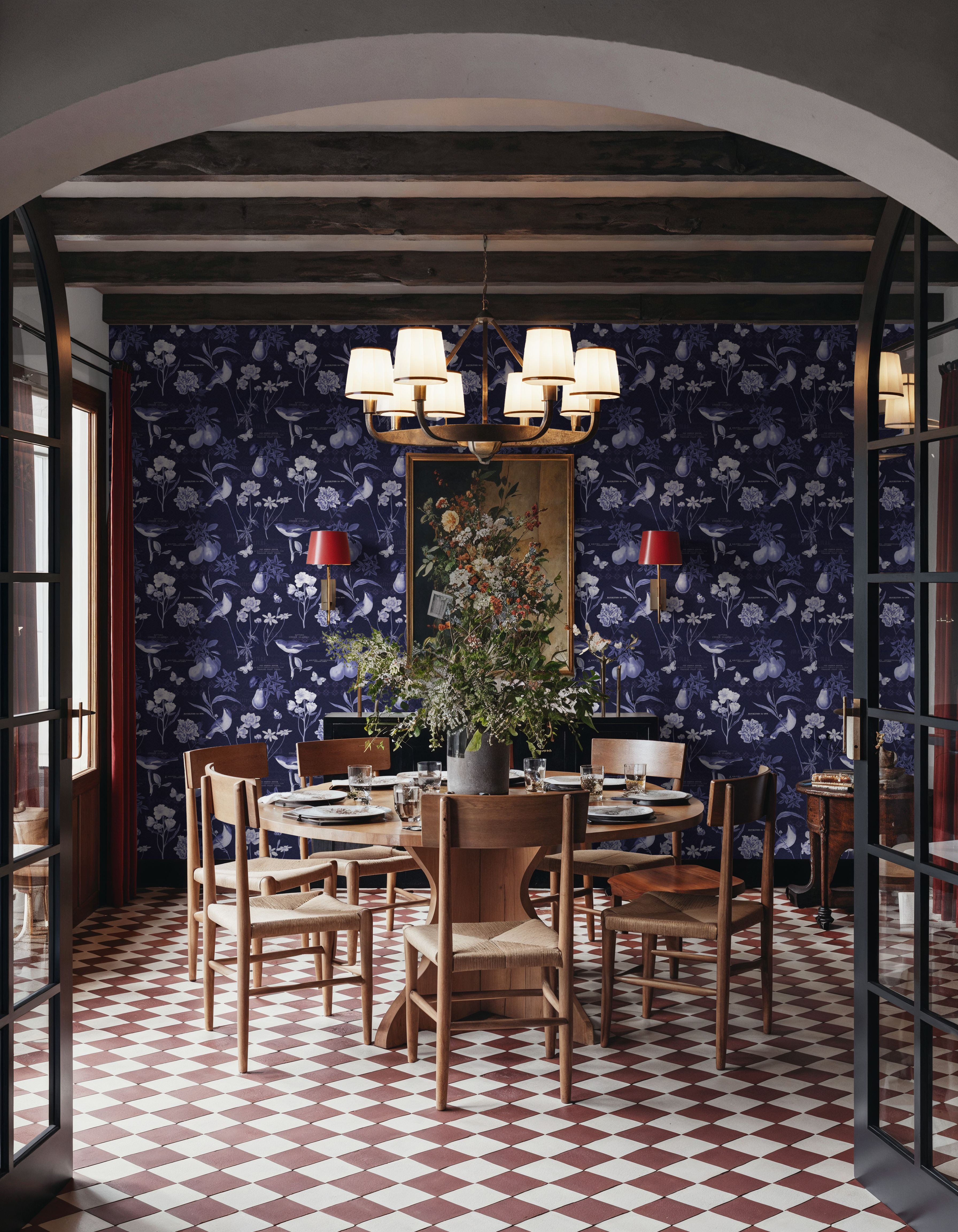 Botanical Postcard Blue