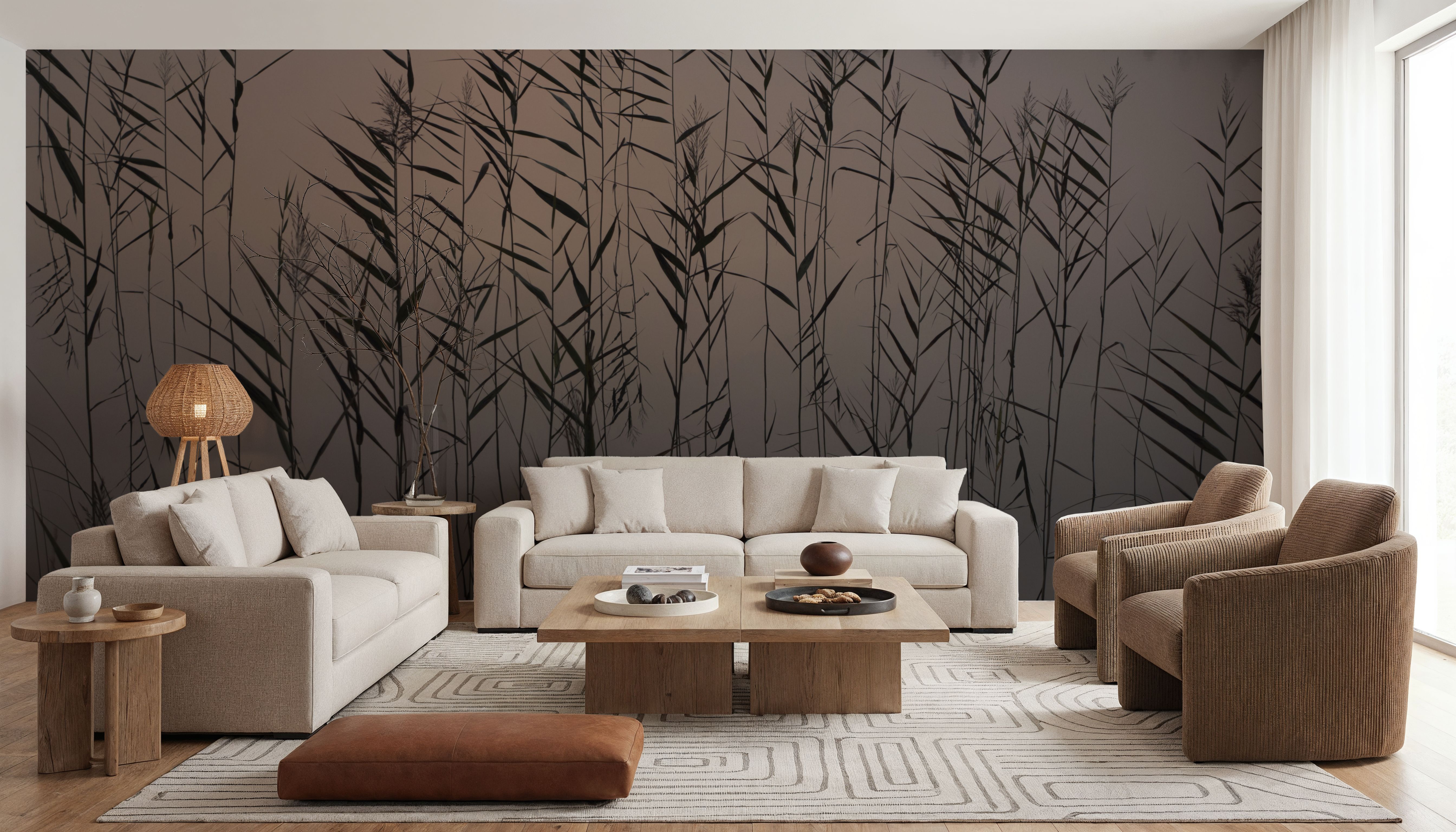 Grass Ears Reflection