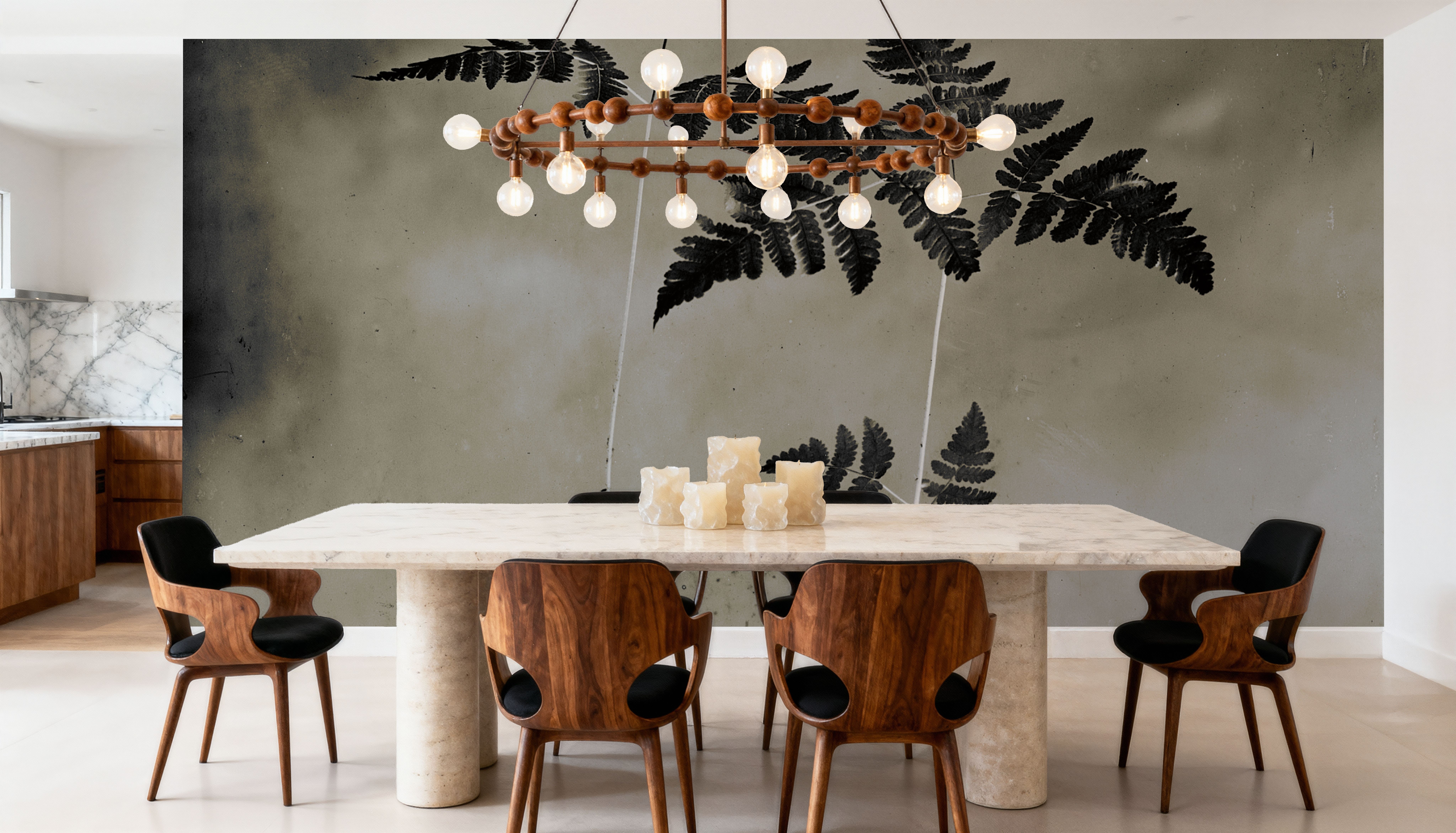 Glass Plate Botanical II, Tapeten