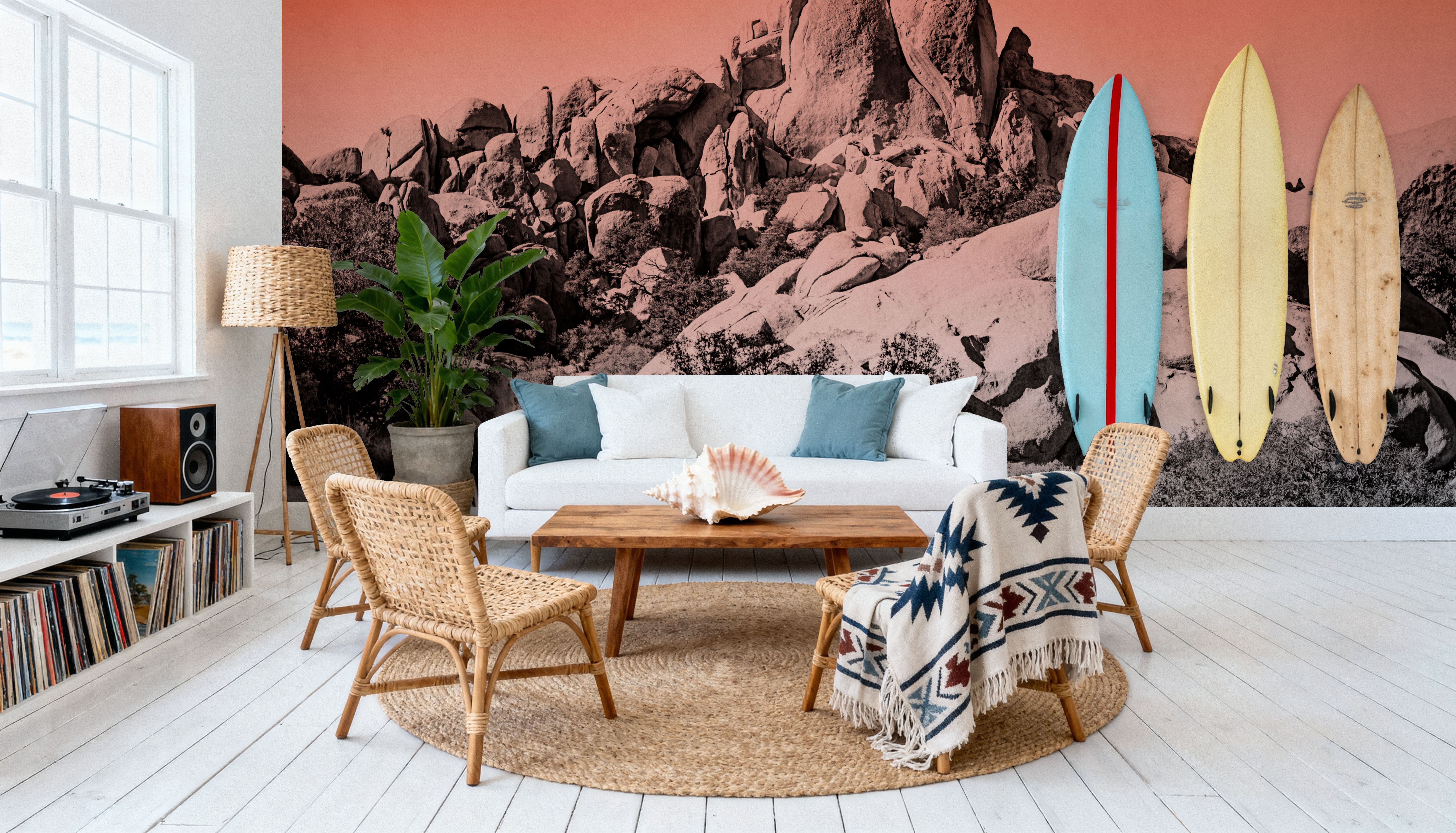 Ombre Adventure II, Behang