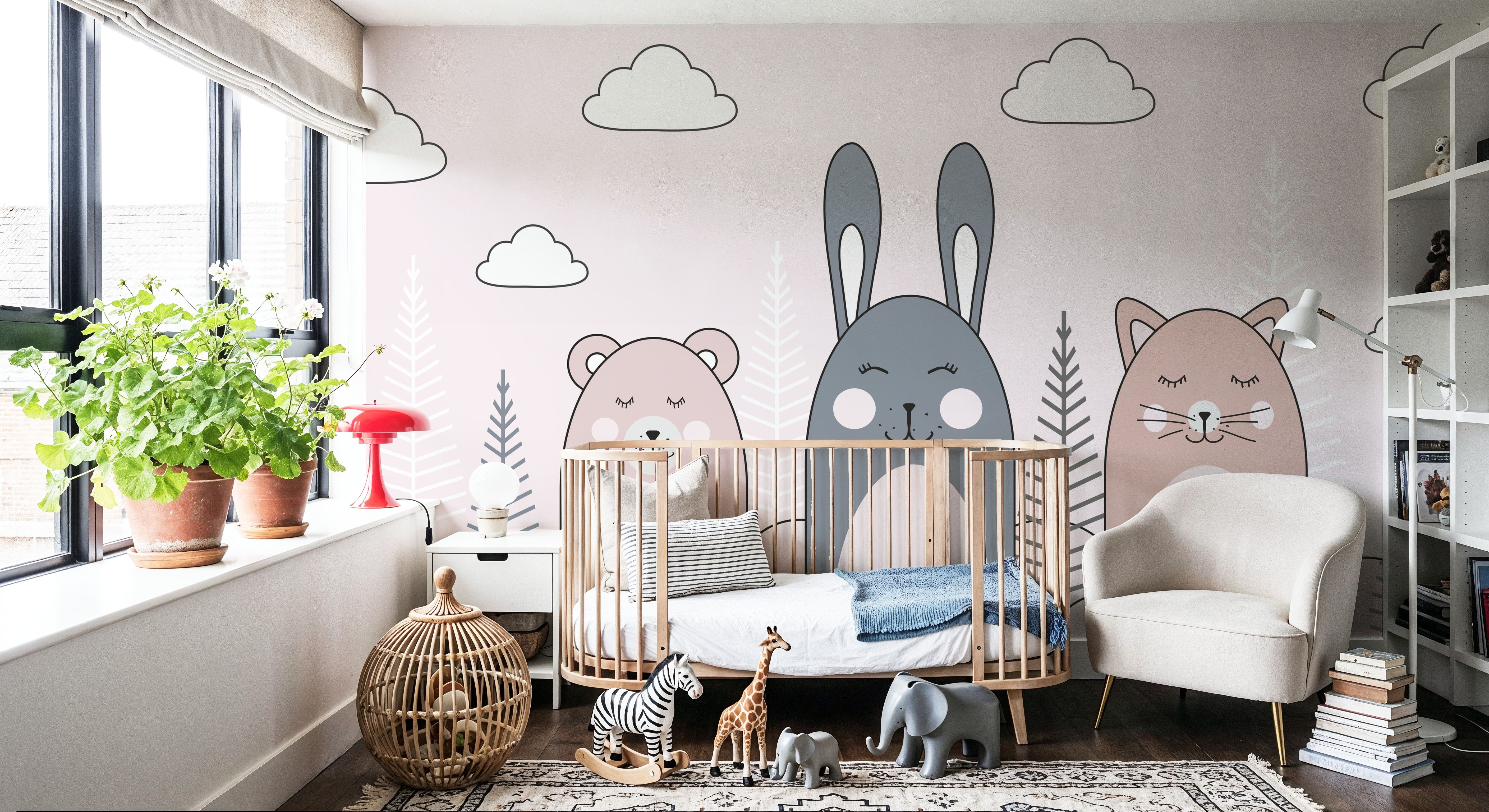 Sleeping Bunny Pink