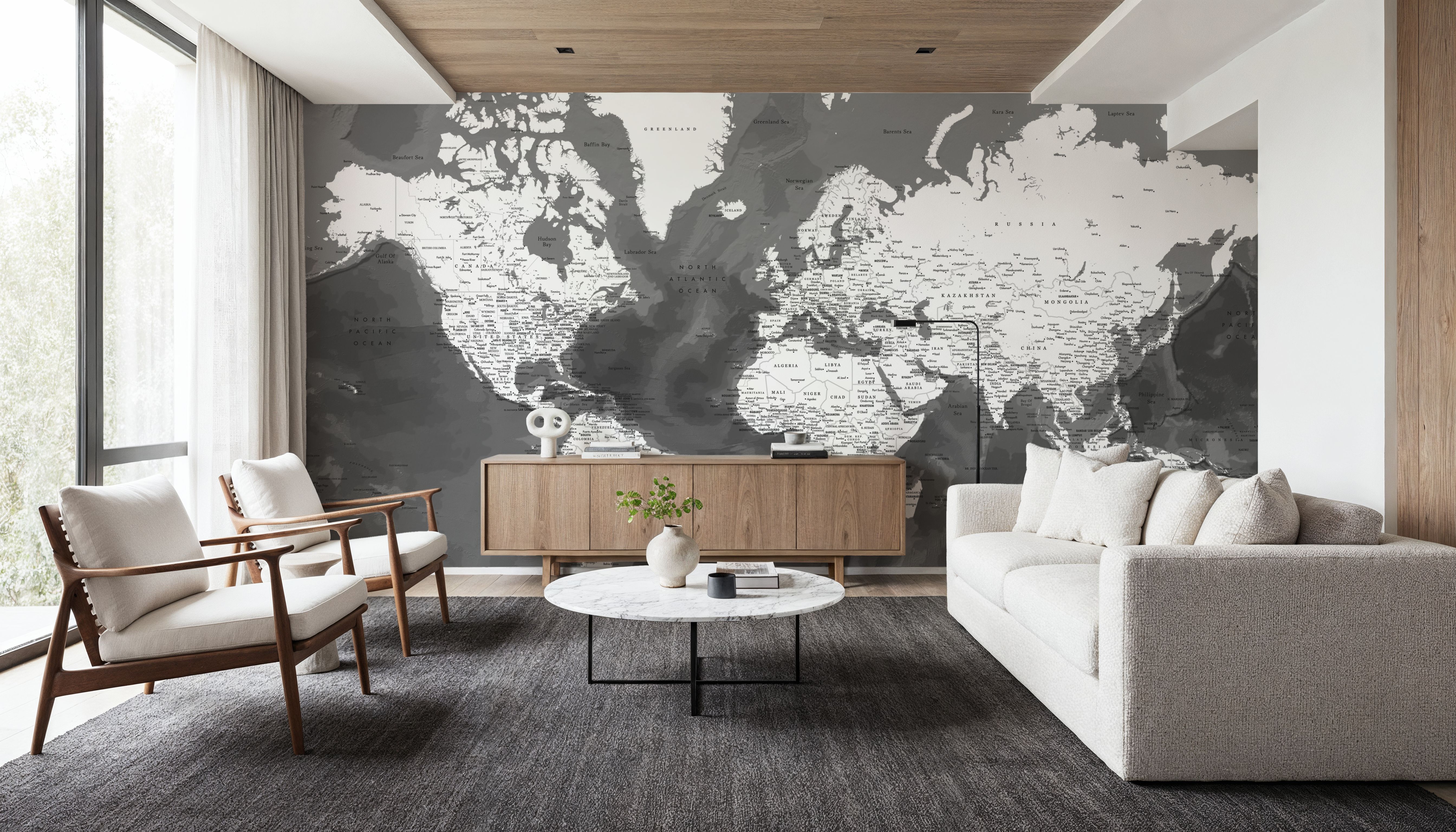 World Map Cities - Olson