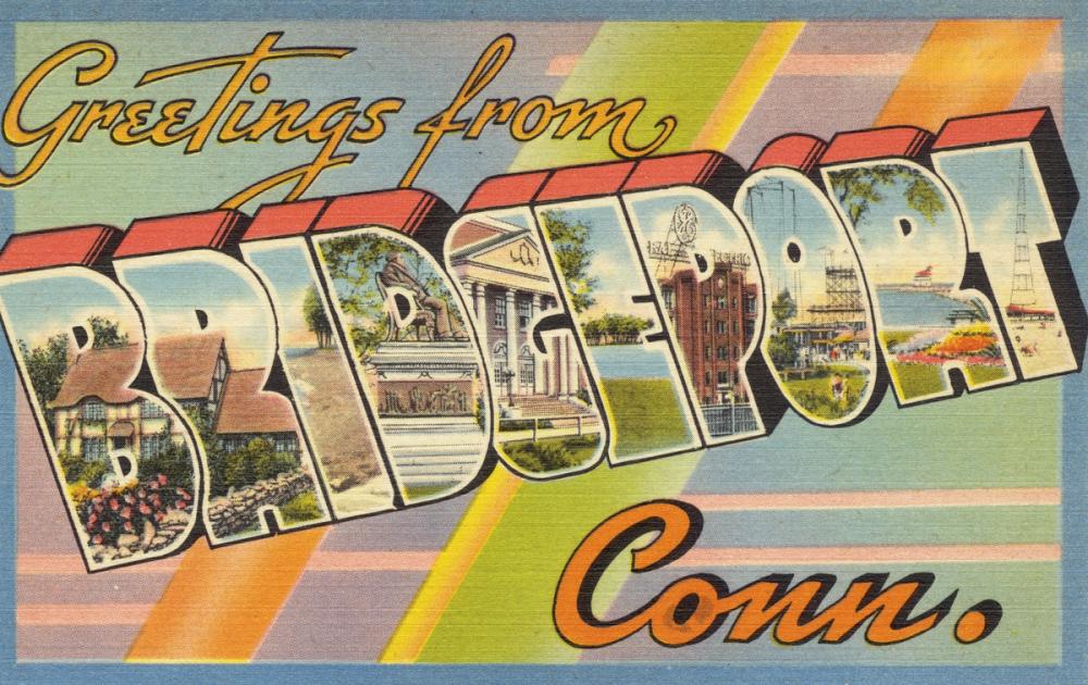 Greetings from Bridgeport - Screenprint Postcard