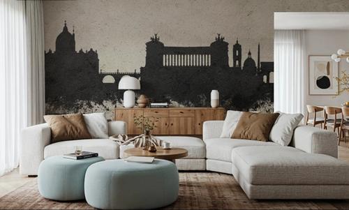 Rome Italy Skyline Concrete